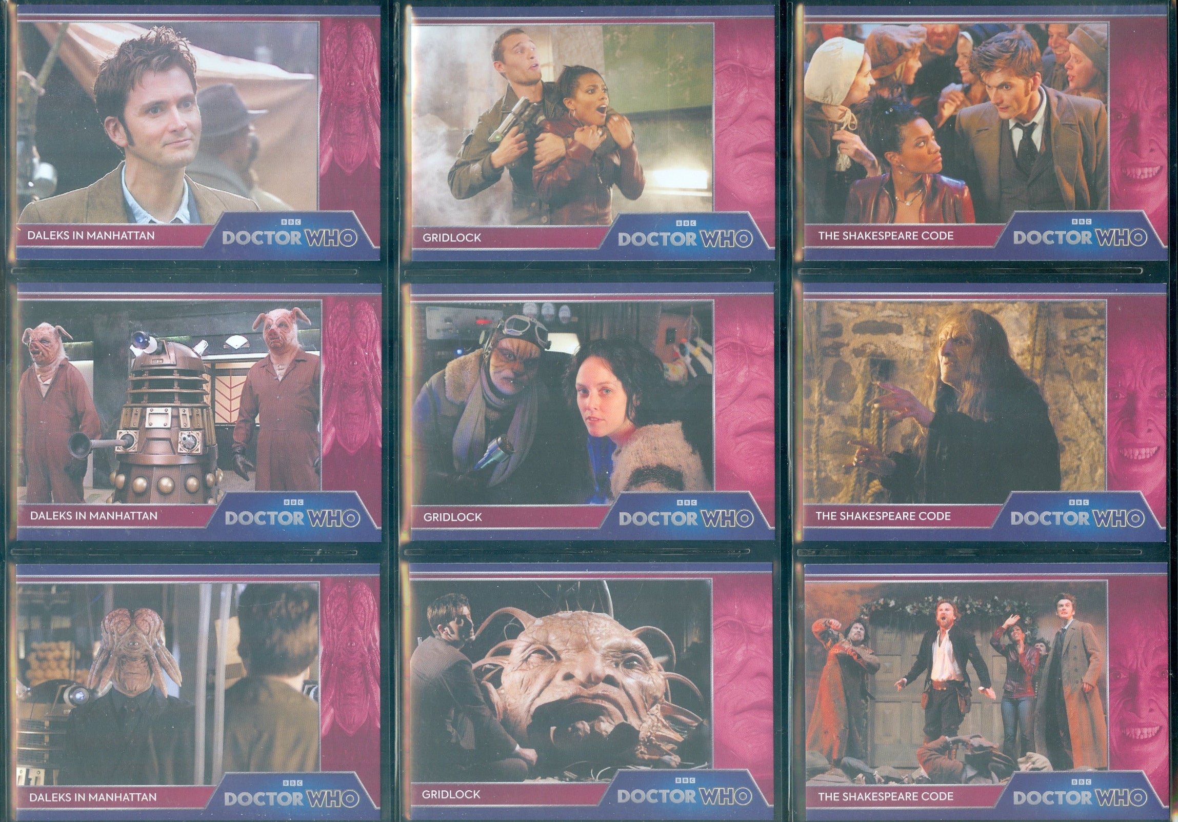 Doctor Who 3 Set Lot from Rittenhouse Archives see list of sets below