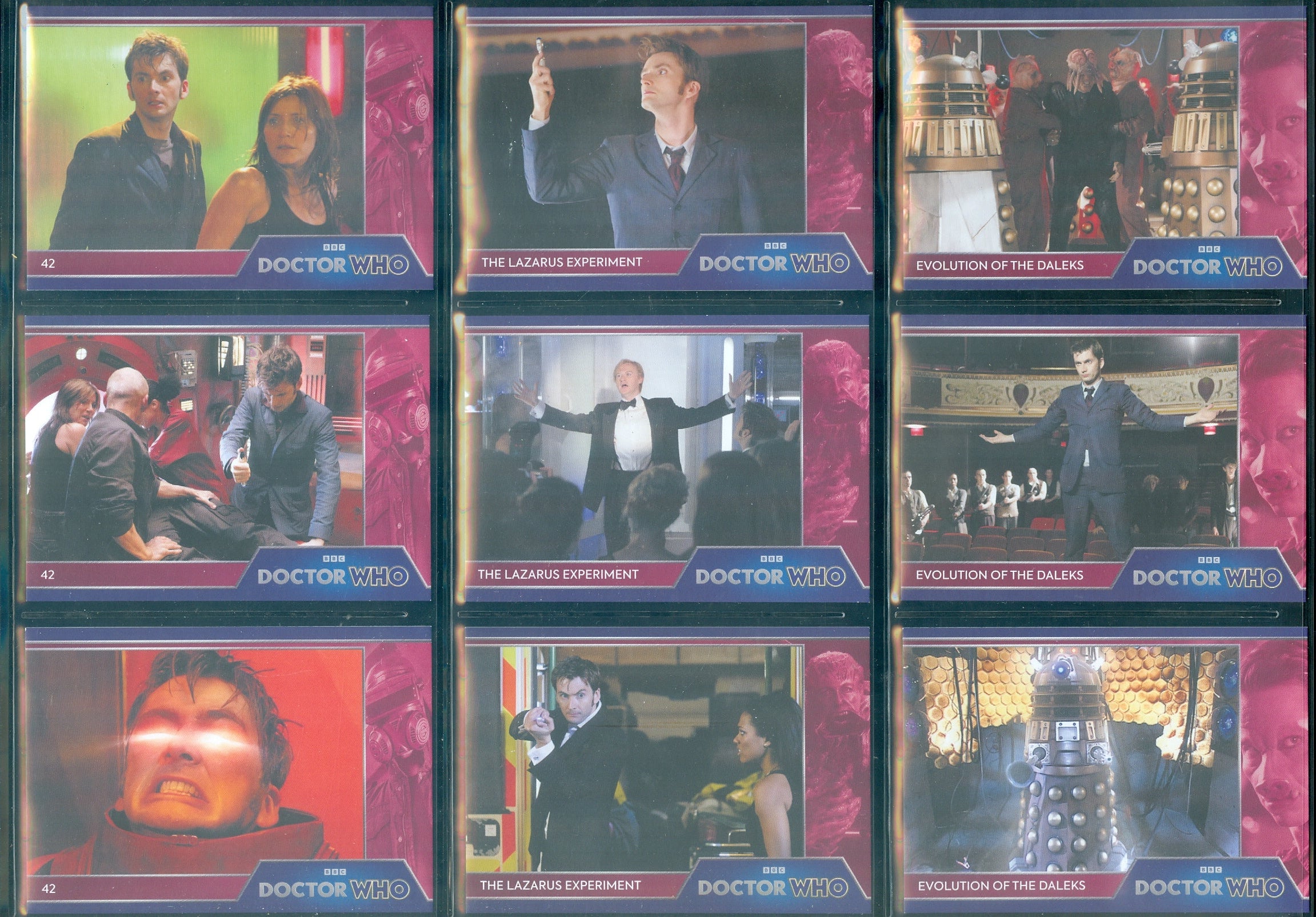 Doctor Who 3 Set Lot from Rittenhouse Archives see list of sets below