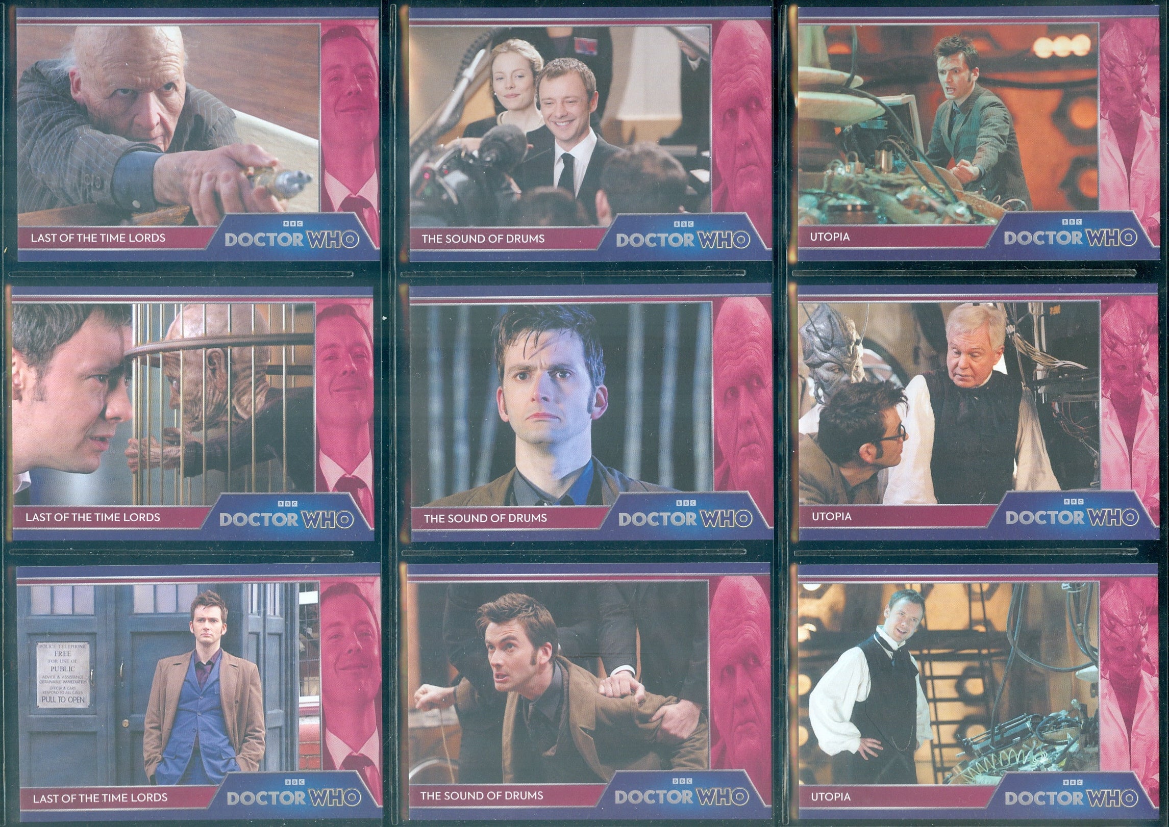 Doctor Who 3 Set Lot from Rittenhouse Archives see list of sets below