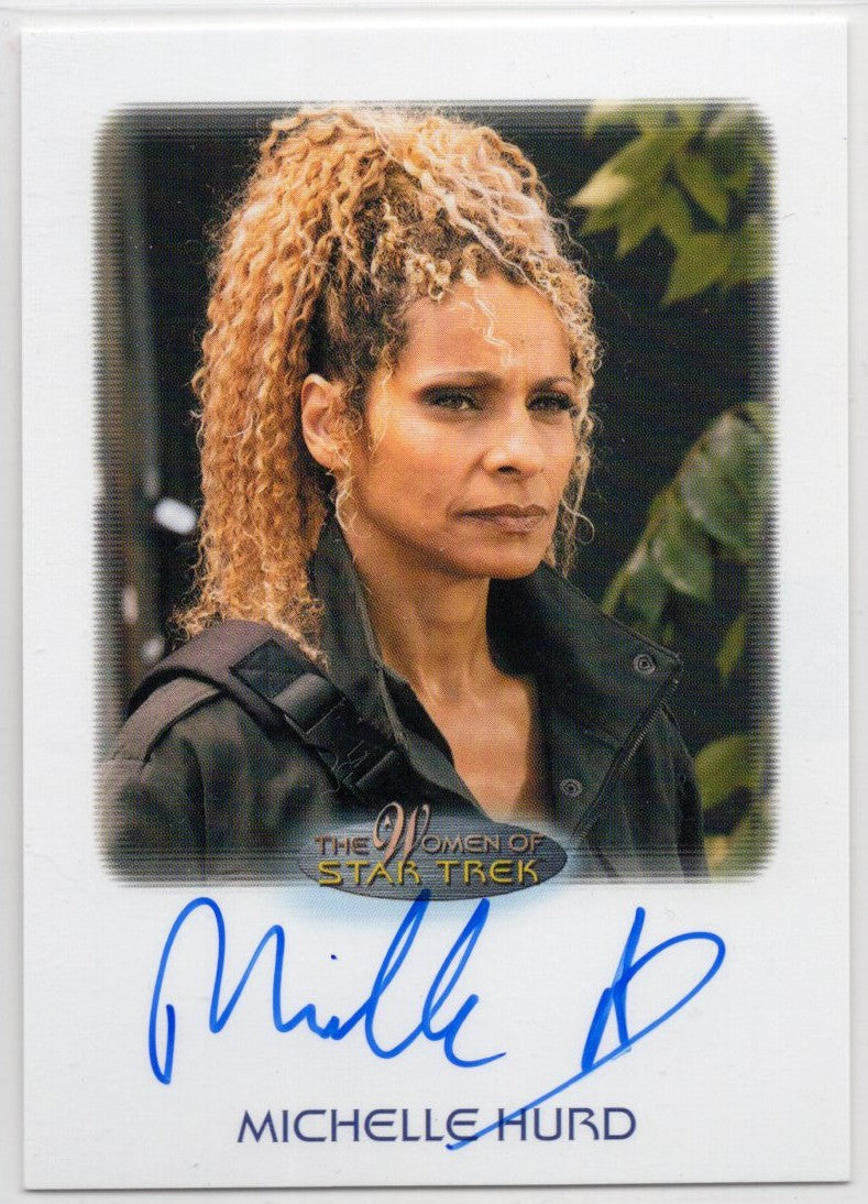 Star Trek Connections  Michelle Hurd as Raffi Musiker Inscription WoST Autograph Card A