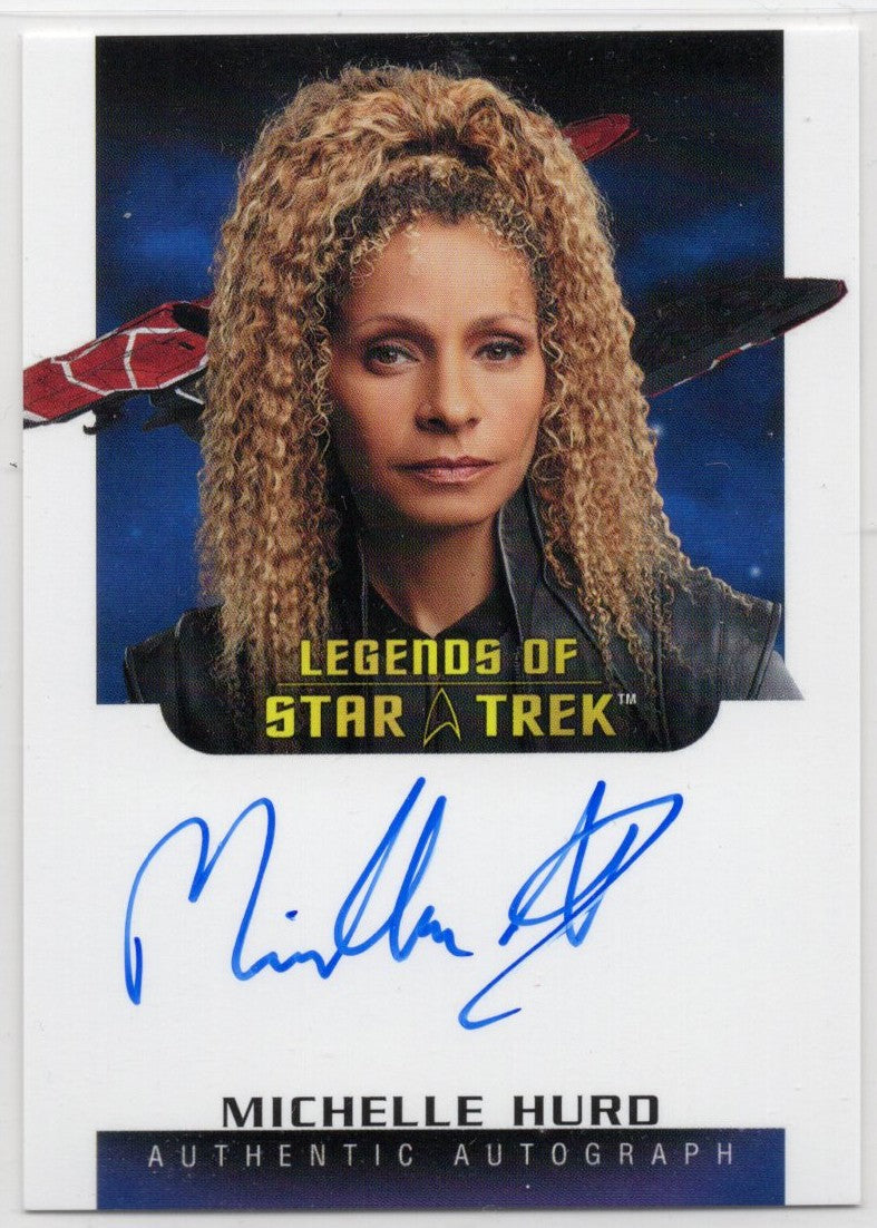 Star Trek Connections (LA24) Michelle Hurd as Raffi Musiker Inscription Legends Autograph Card A