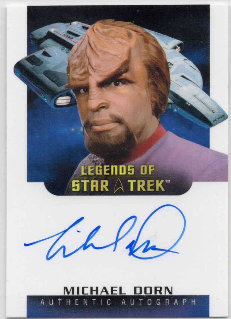 Star Trek Connections (L36) Michael Dorn as Worf Legend Autograph Card ( A )