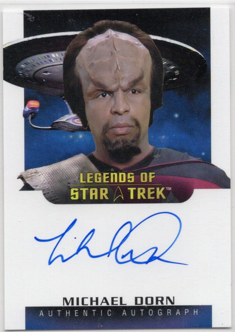 Star Trek Connections (L34) Michael Dorn as Worf Legend Autograph Card ( A )