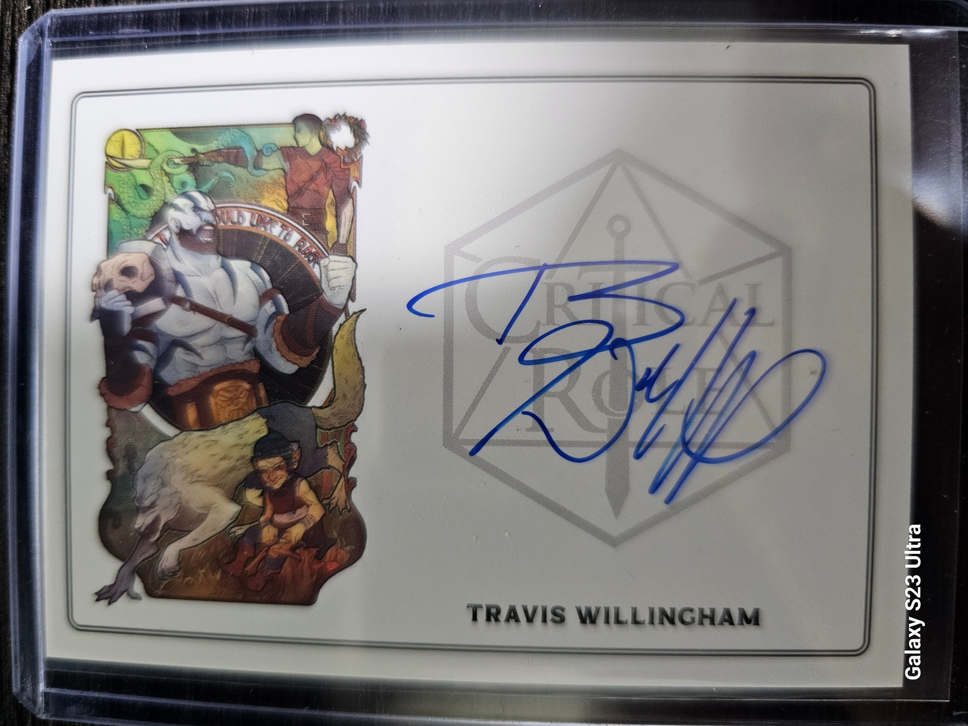 Critical Role 10th Anniversary   Travis Willingham  Autograph Card