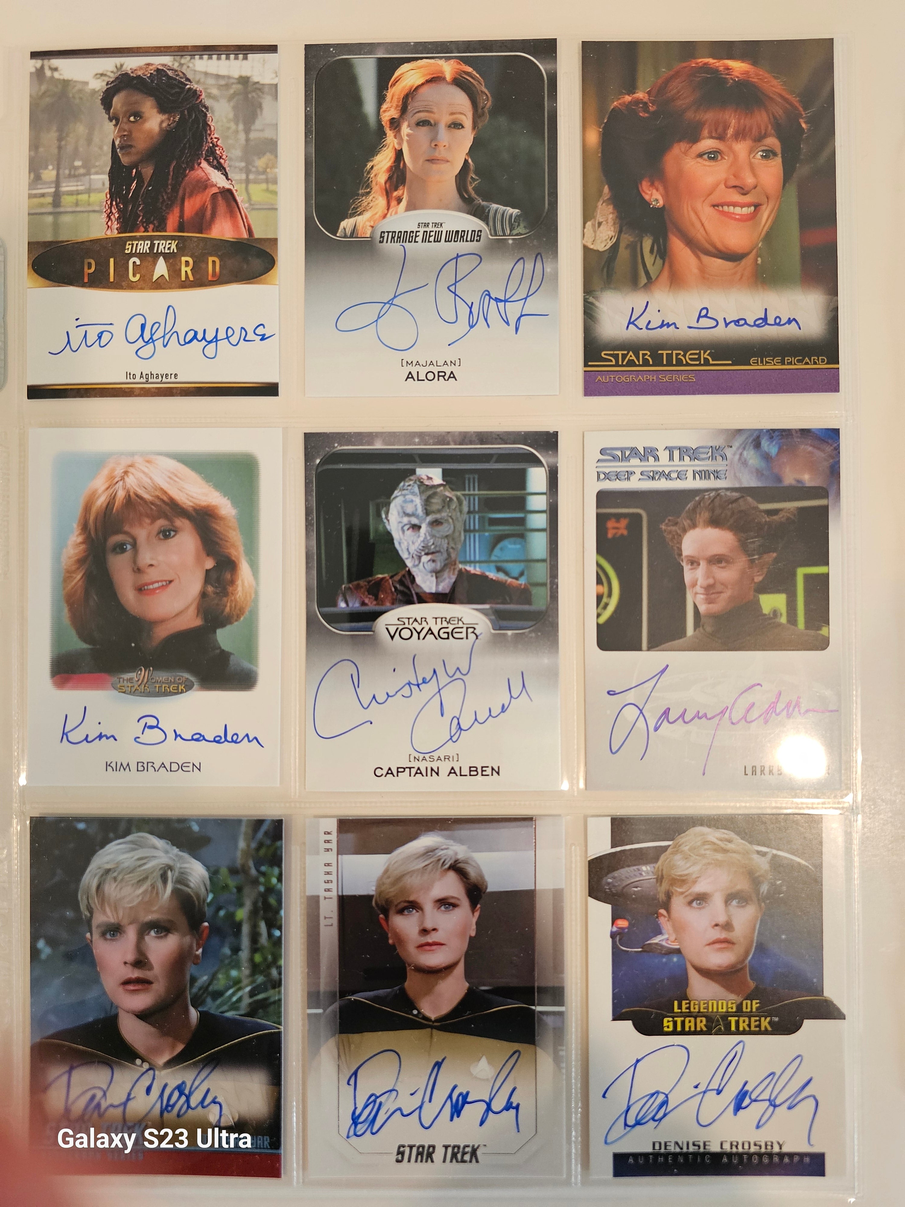 Star Trek Connections 40 Card Very Limited Autograph Set ( # 1 )