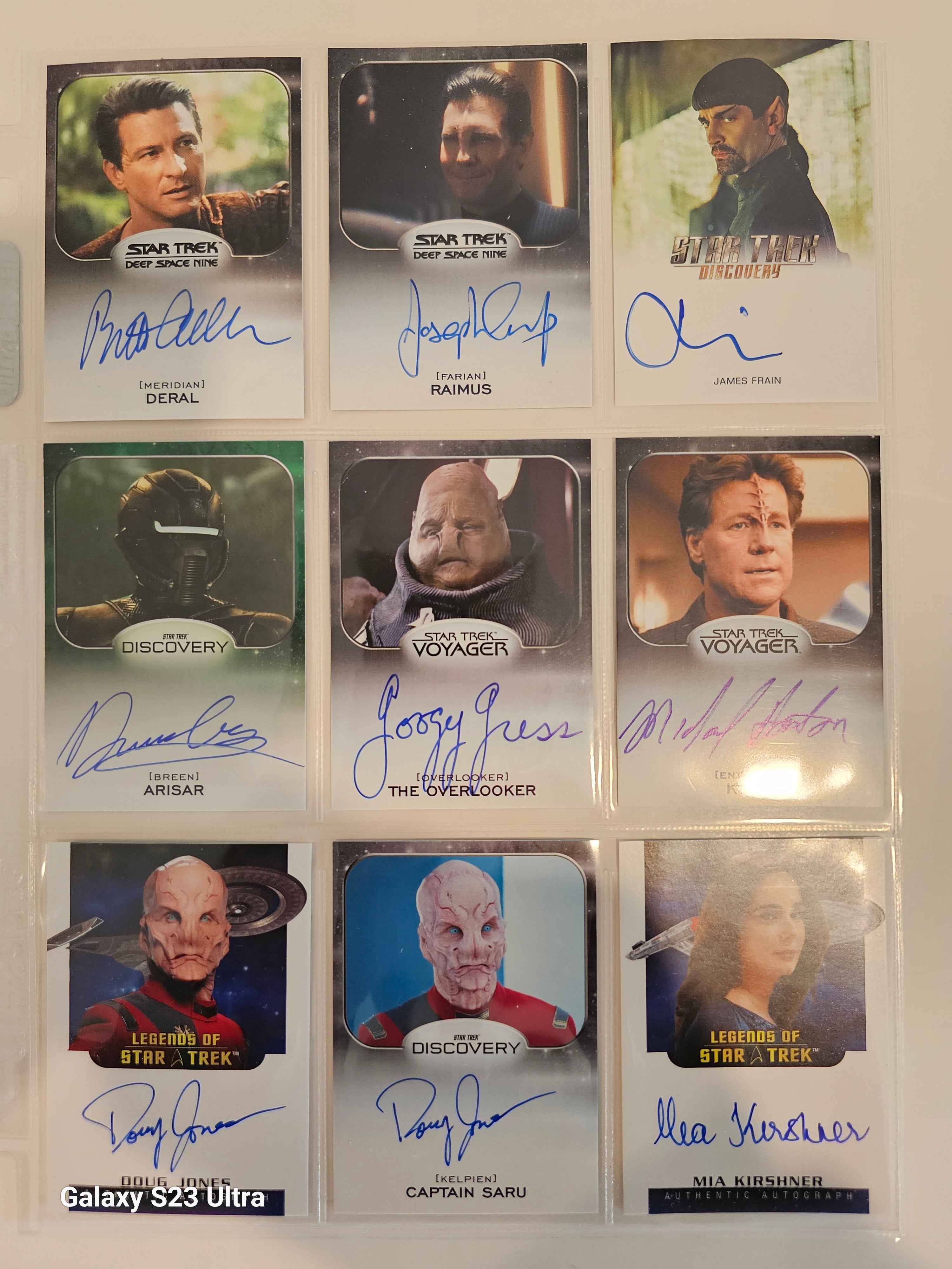 Star Trek Connections 40 Card Very Limited Autograph Set ( # 1 )
