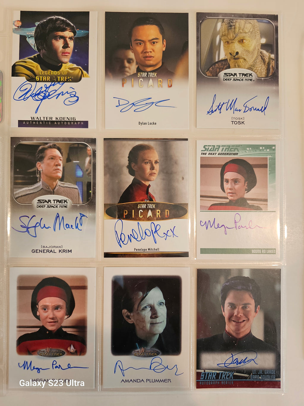 Star Trek Connections 40 Card Very Limited Autograph Set ( # 1 )