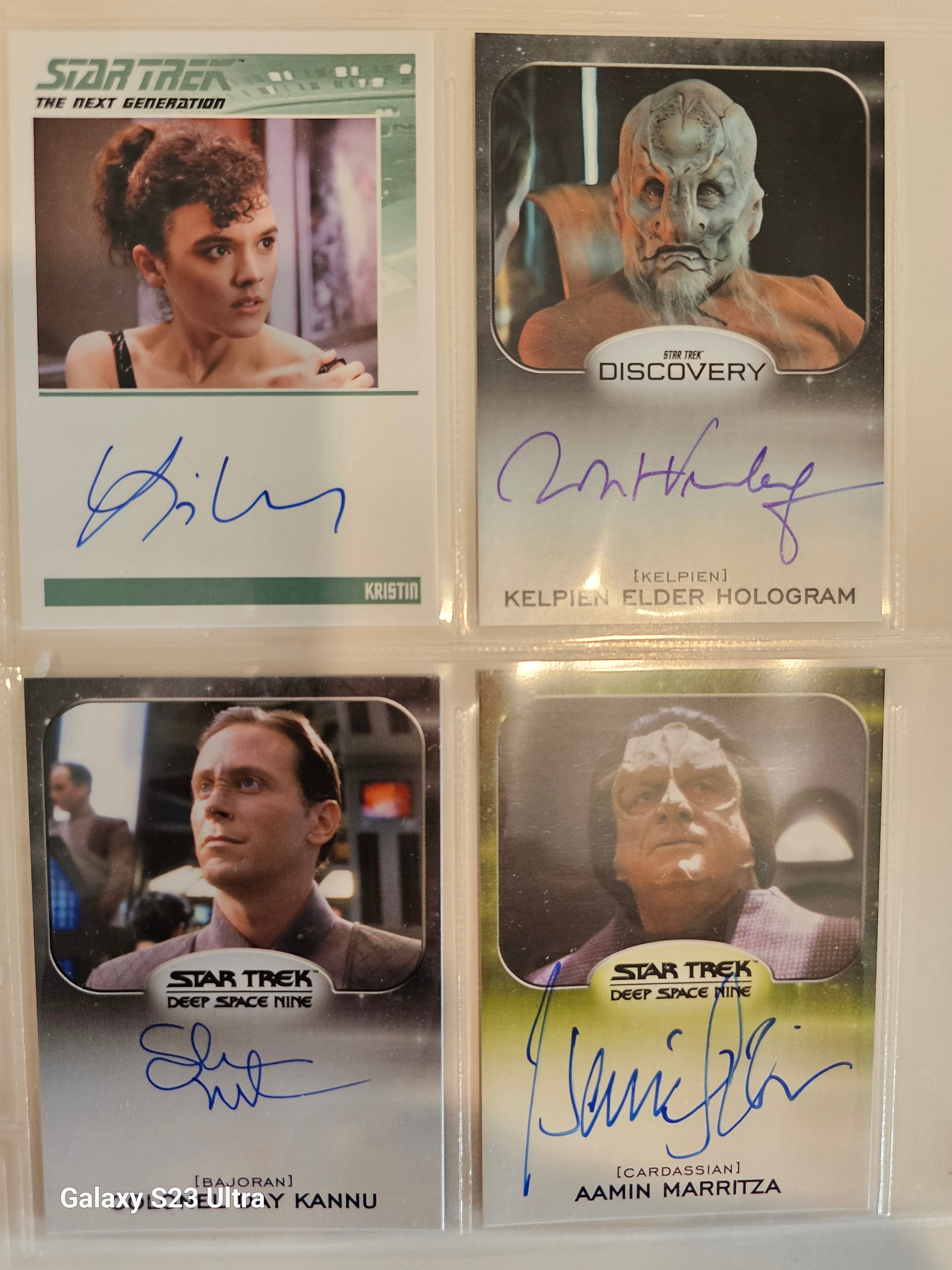 Star Trek Connections 40 Card Very Limited Autograph Set ( # 1 )