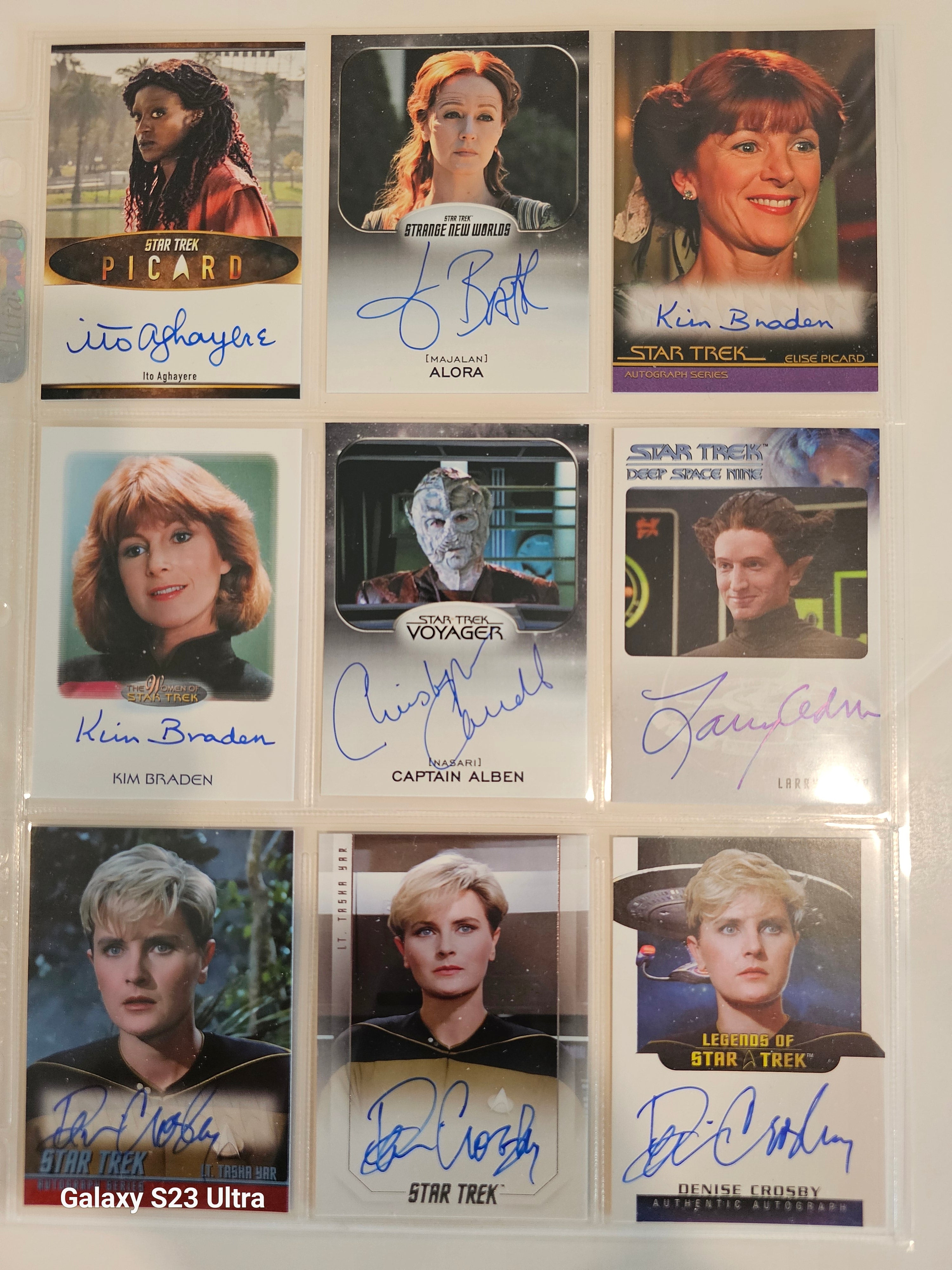 Star Trek Connections 40 Card Very Limited Autograph Set ( # 2 )