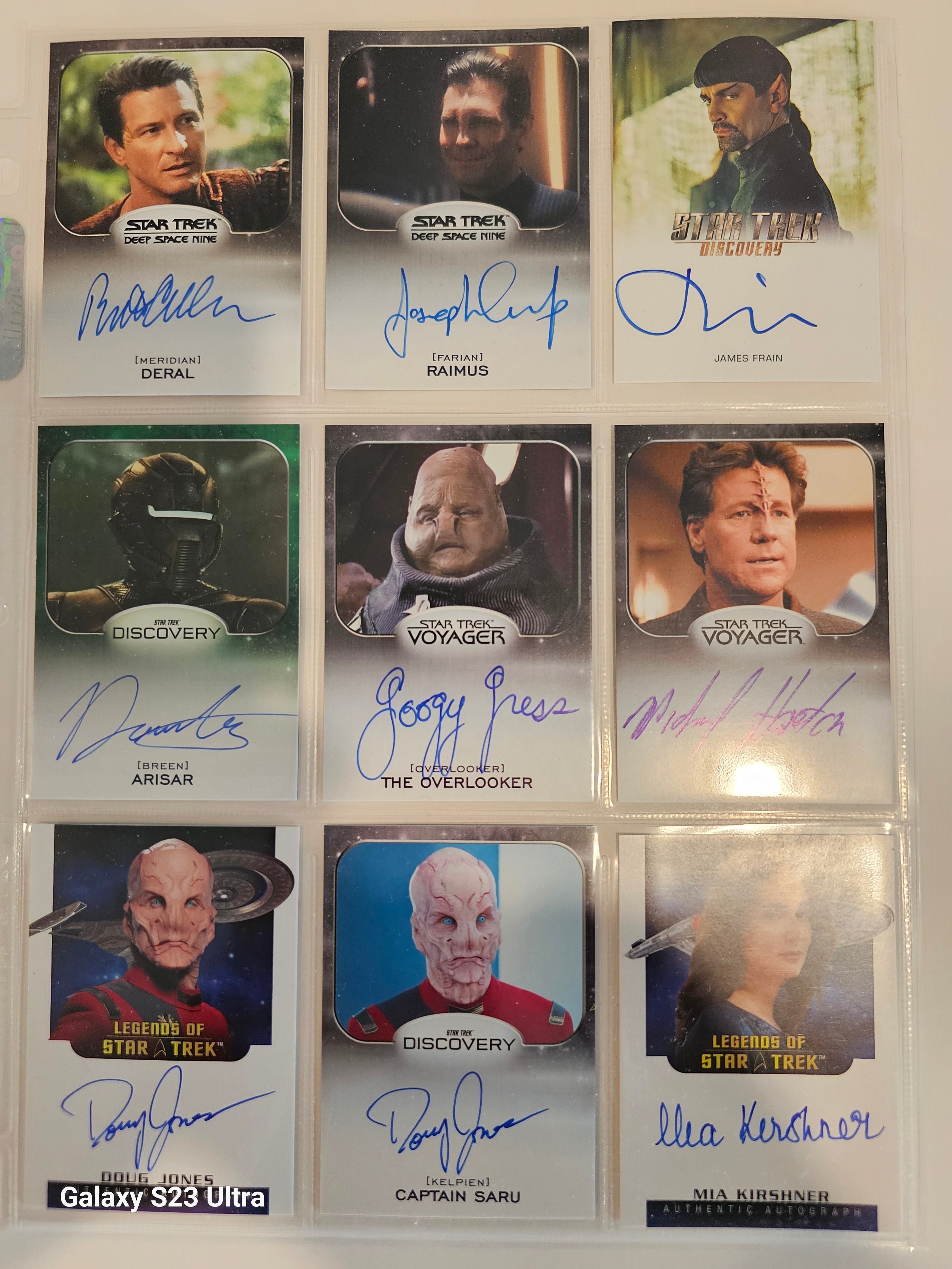 Star Trek Connections 40 Card Very Limited Autograph Set ( # 2 )