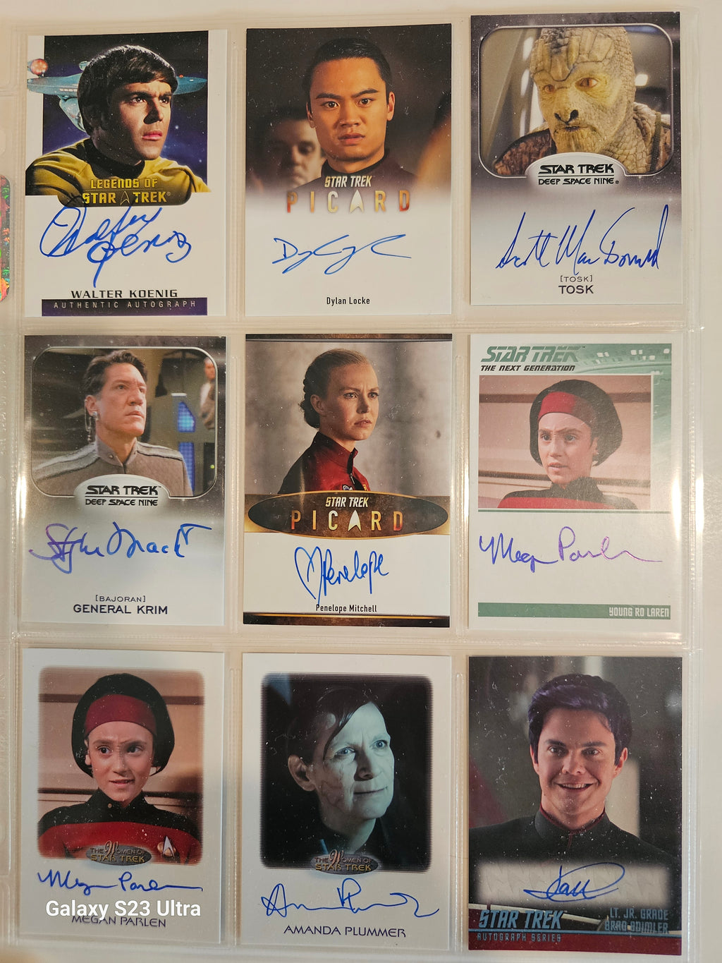 Star Trek Connections 40 Card Very Limited Autograph Set ( # 2 )