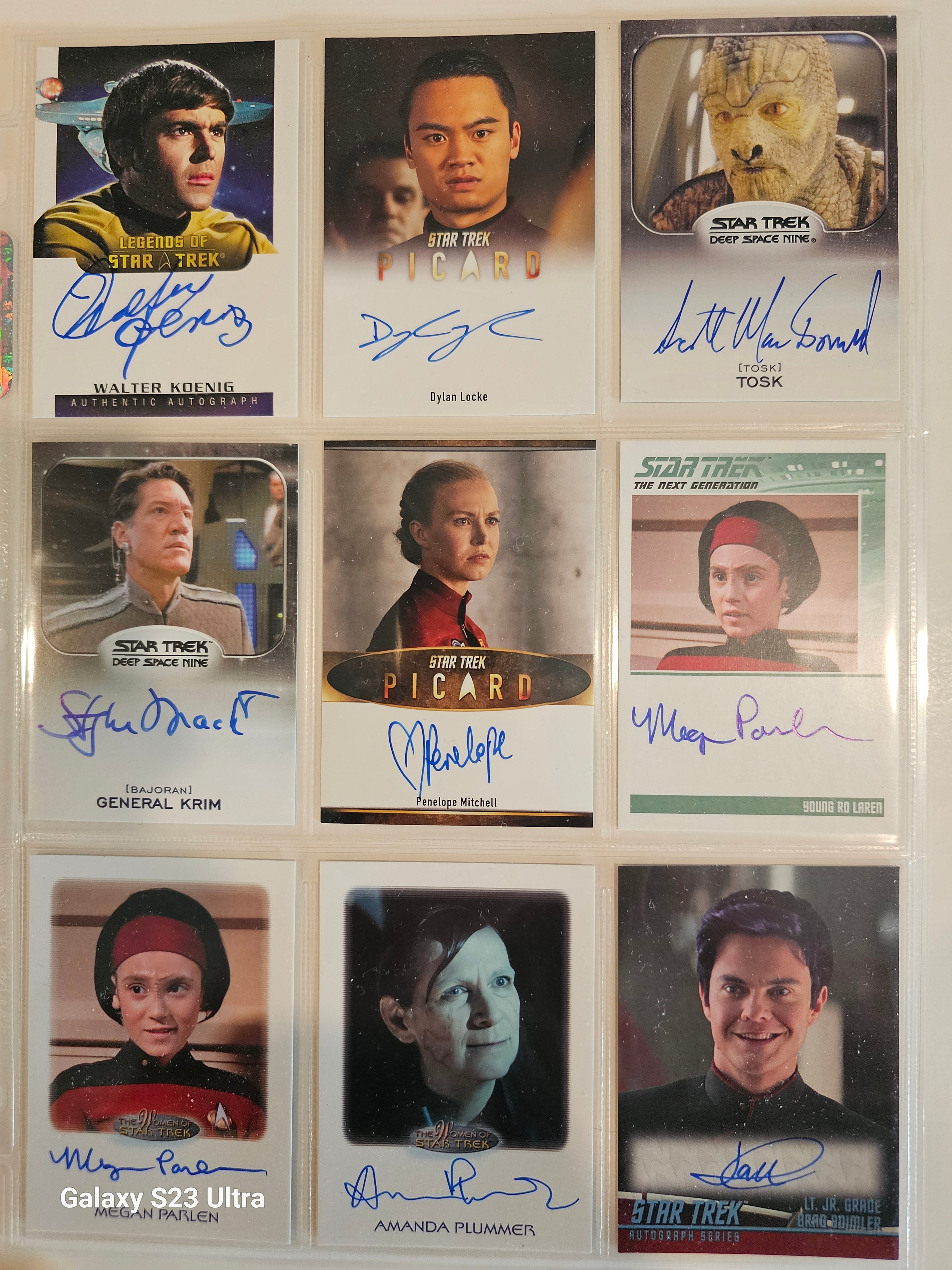 Star Trek Connections 40 Card Very Limited Autograph Set ( # 2 )