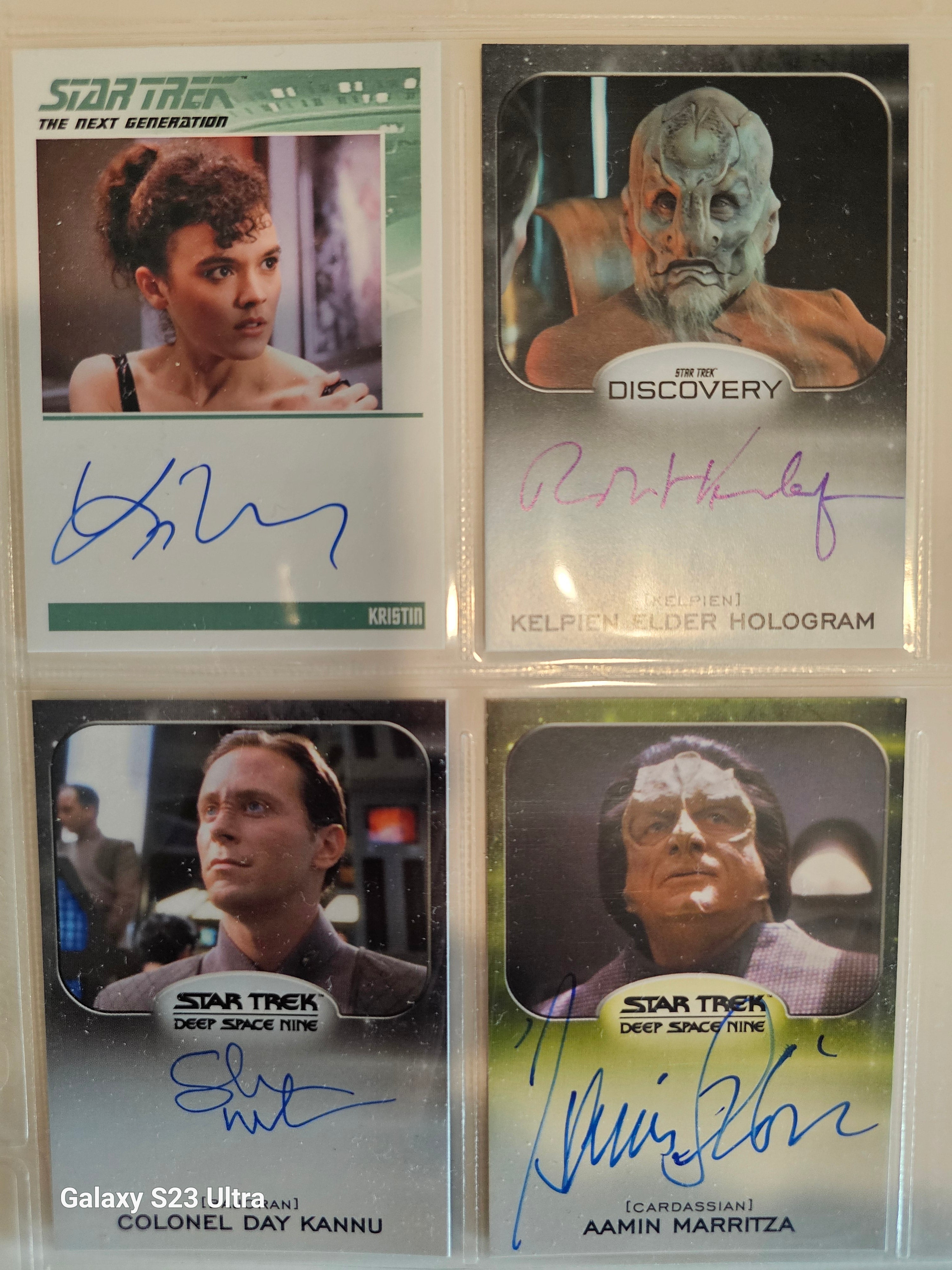 Star Trek Connections 40 Card Very Limited Autograph Set ( # 2 )