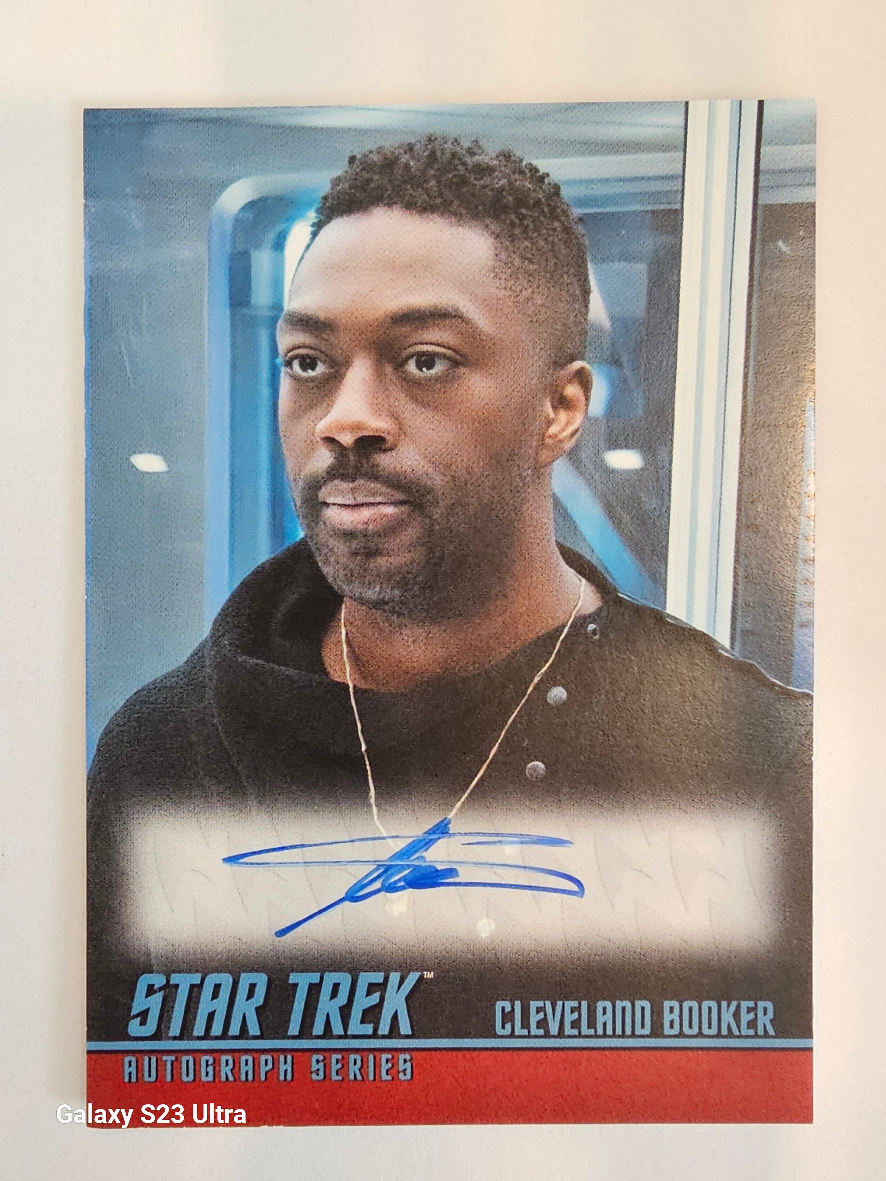 Star Trek Connections (A24) David Ajala as Cleveland Booker Classic TV Autograph Card ( A )