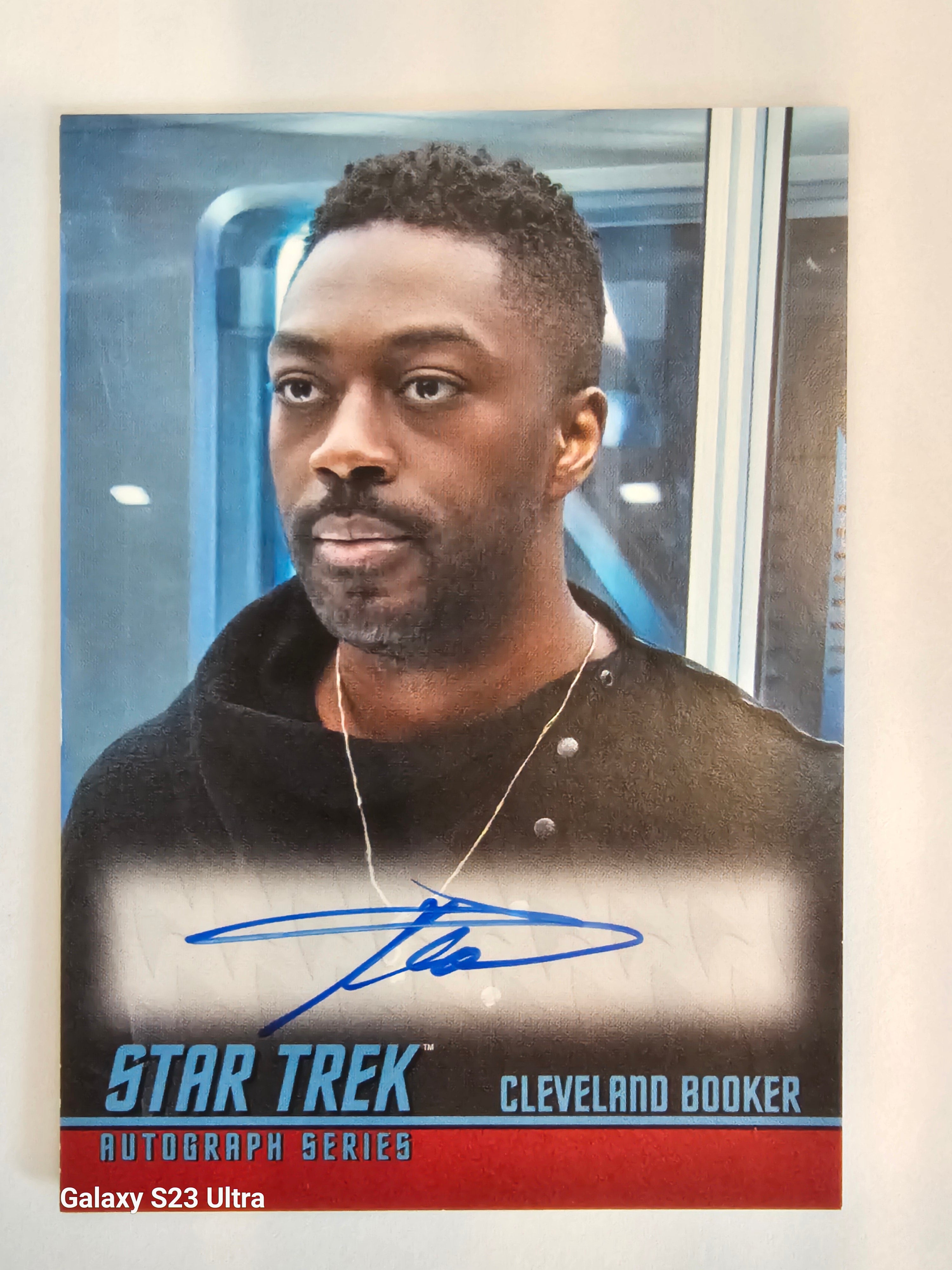 Star Trek Connections (A24) David Ajala as Cleveland Booker Classic TV Autograph Card ( B )