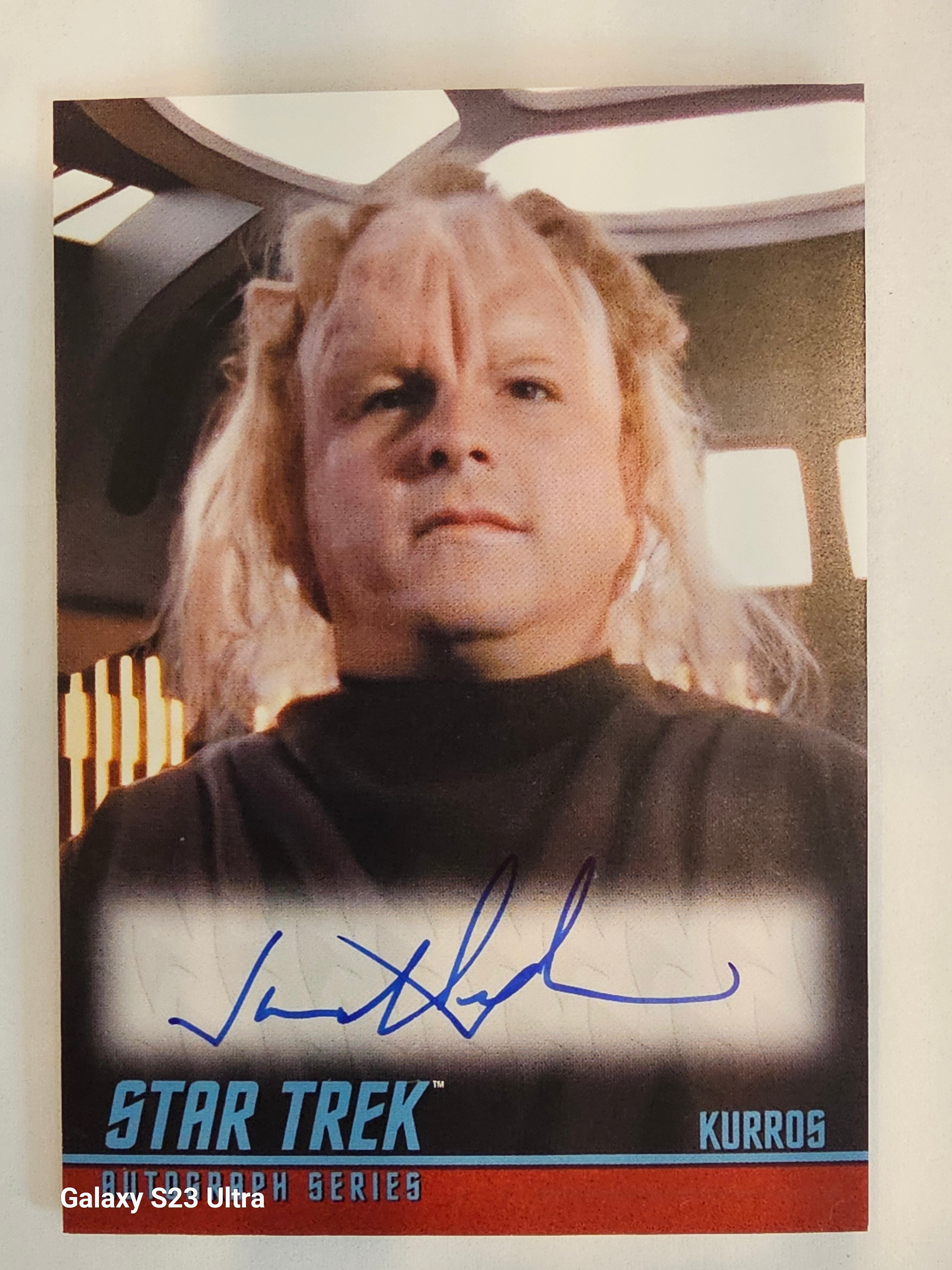 Star Trek Connections  Jason Alexander as Kurros Classic TV Autograph Card ( A )