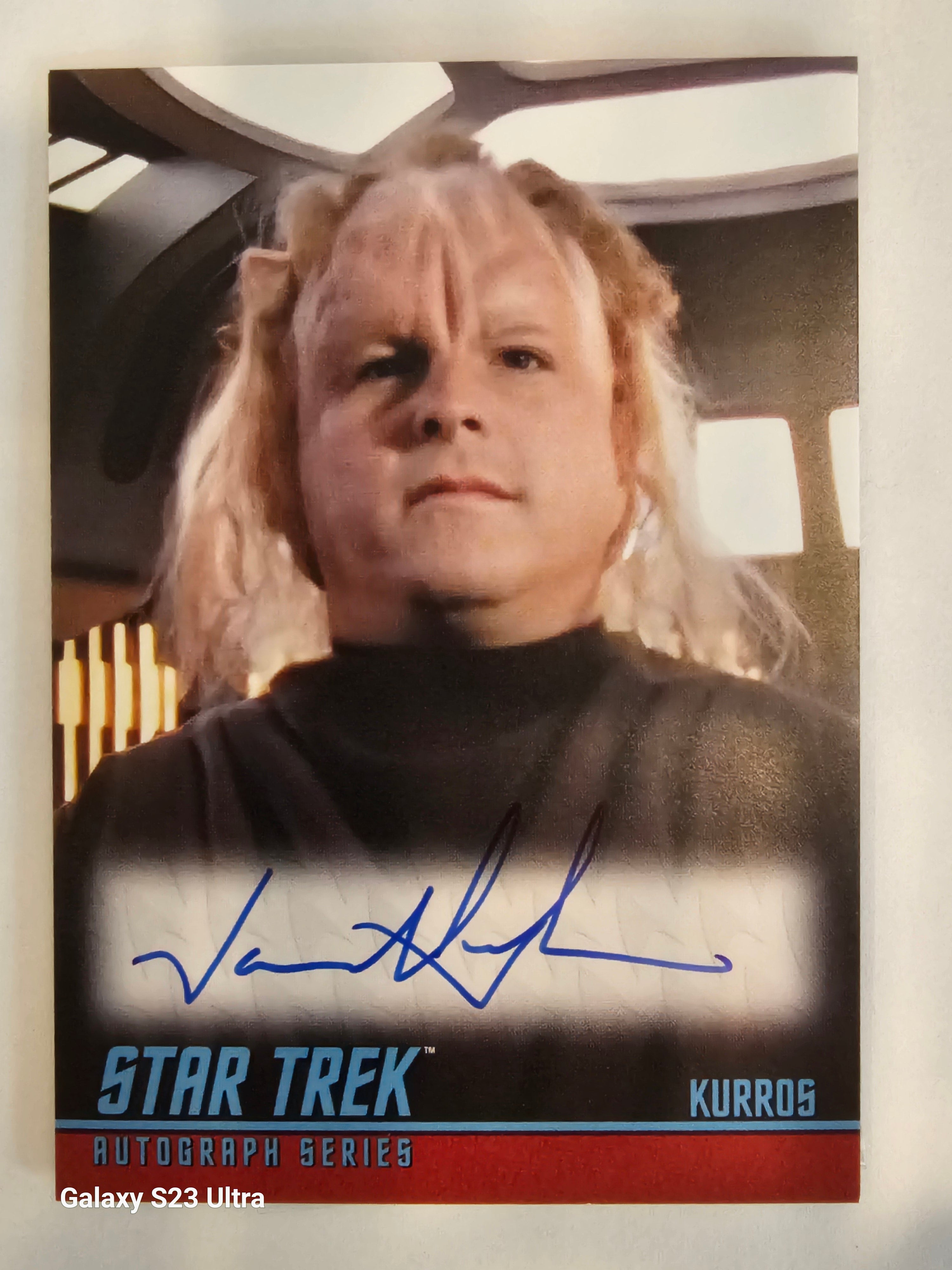 Star Trek Connections  Jason Alexander as Kurros Classic TV Autograph Card ( B )