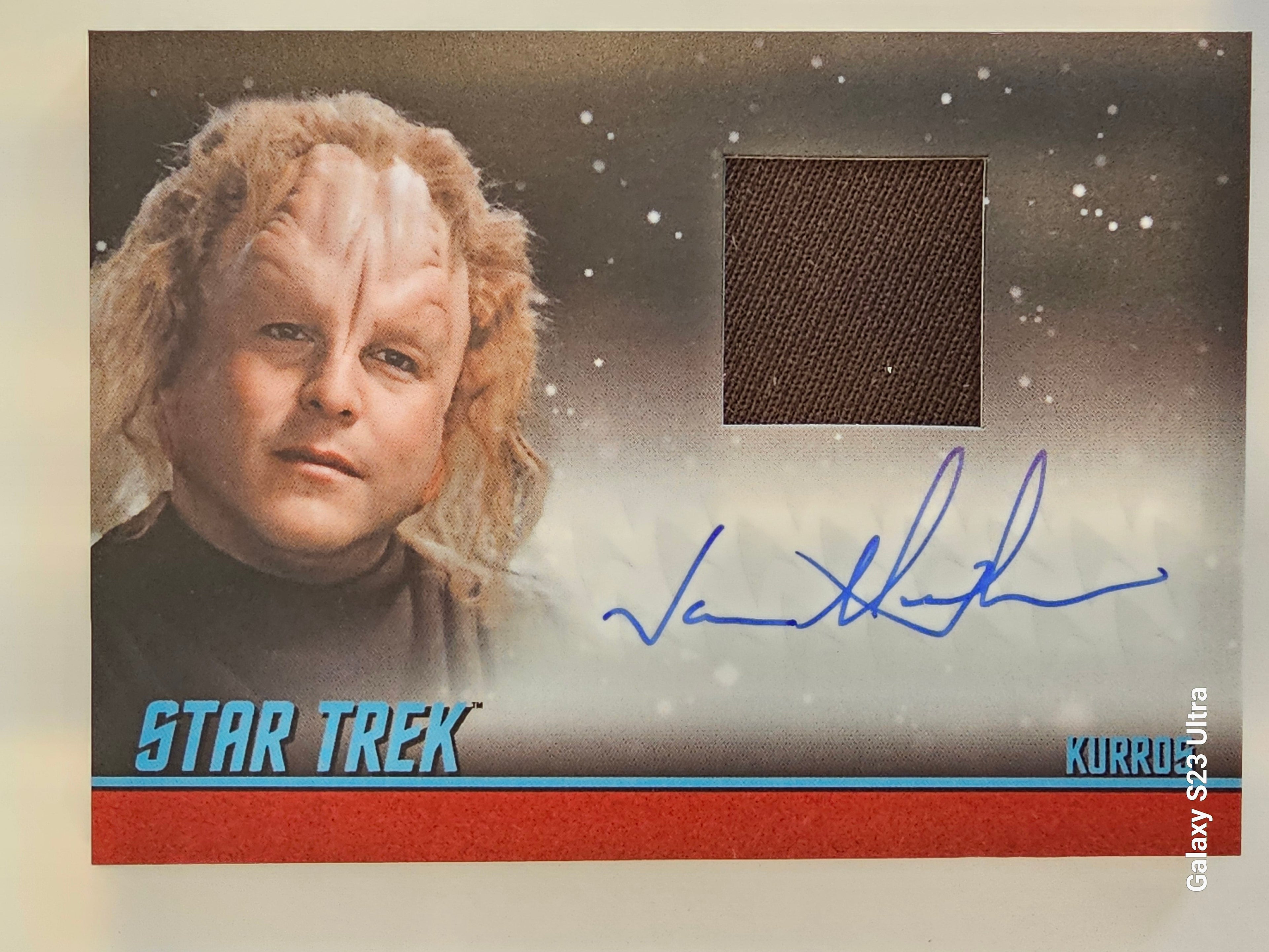 Star Trek Connections  Jason Alexander as Kurros Autographed Relic Card ( A )