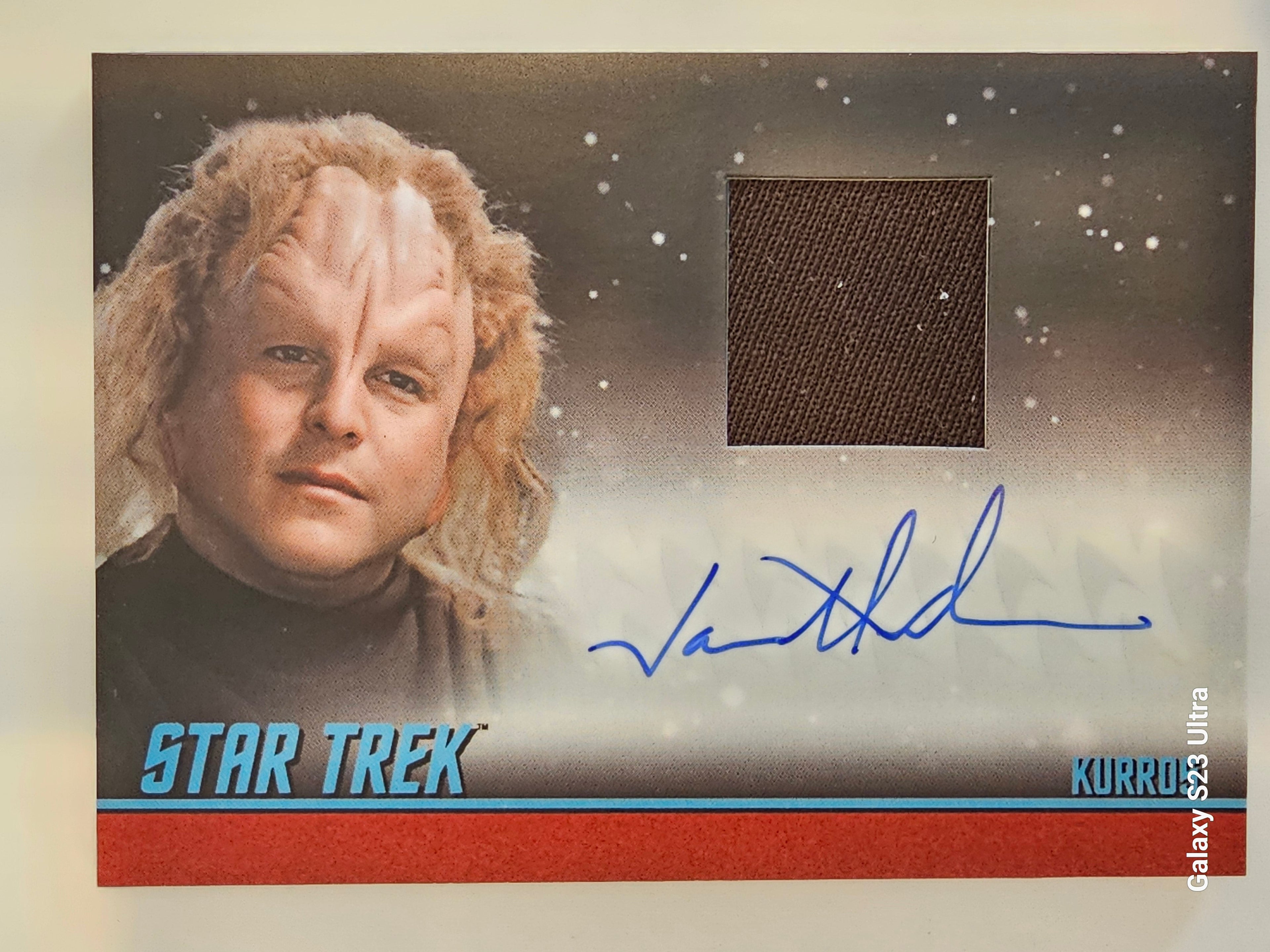 Star Trek Connections  Jason Alexander as Kurros Autographed Relic Card ( B )