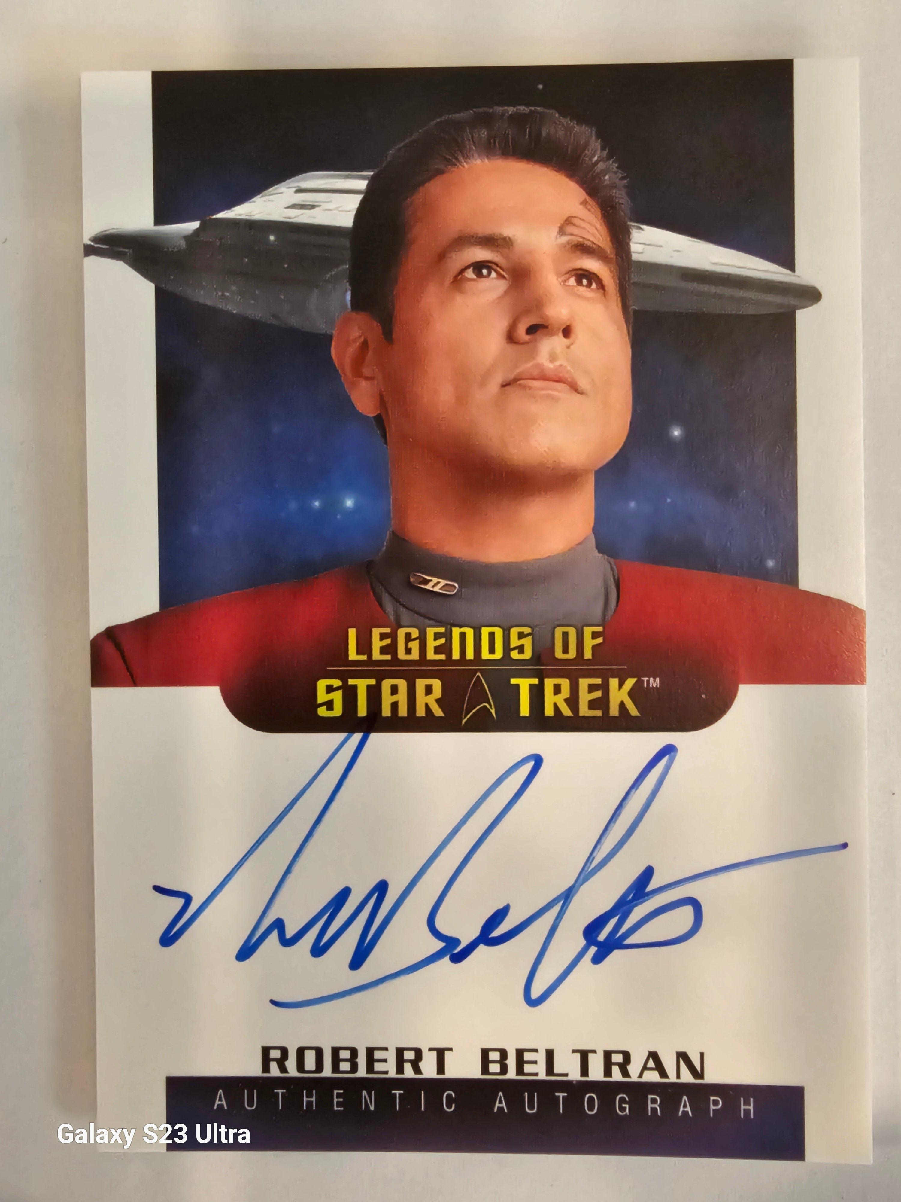 Star Trek Connections  Robert Beltran as Commander Chakotay Legends Autograph Card ( A )