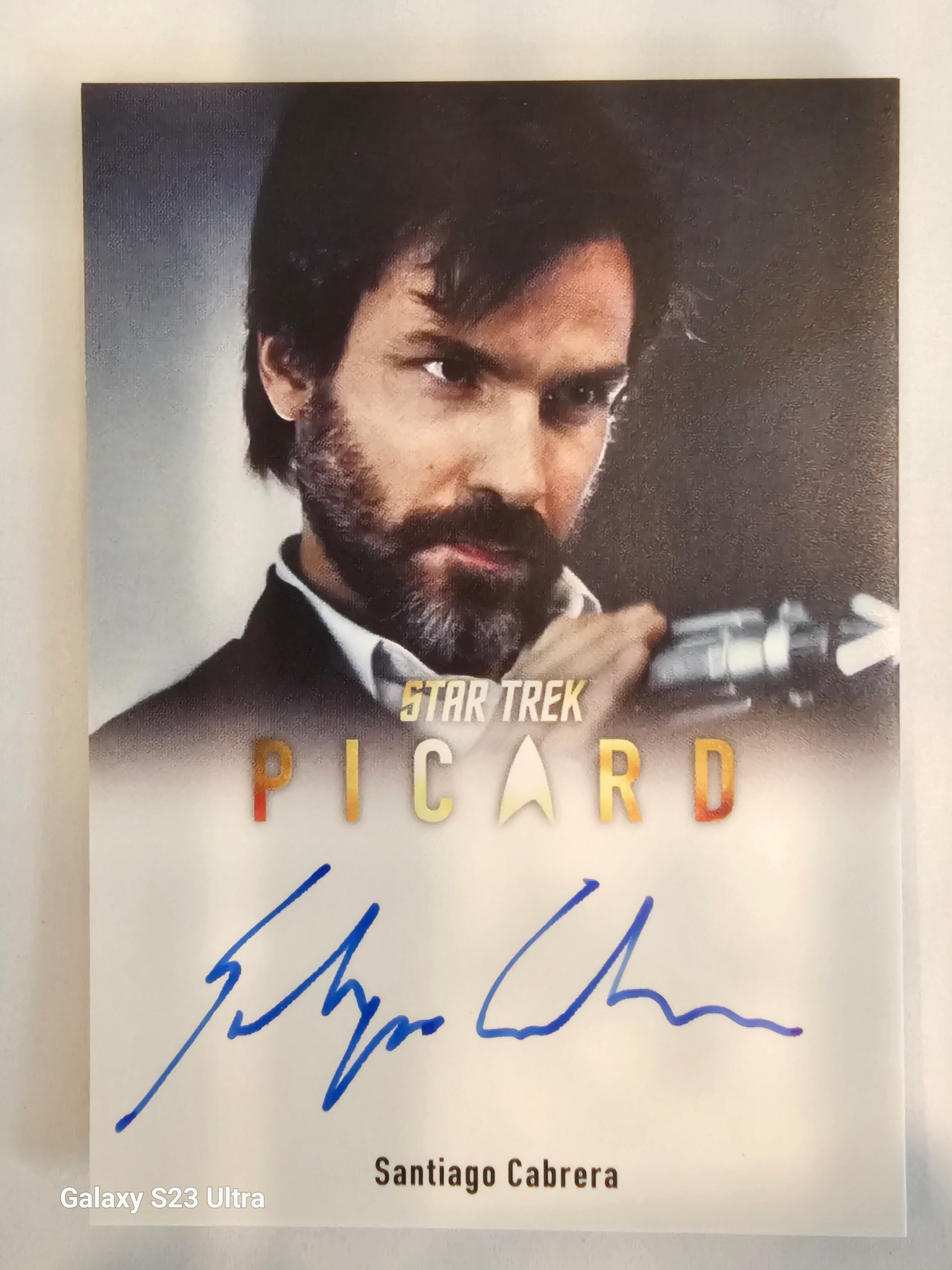 Star Trek Connections (A53) Santiago Cabrera as Emil Full Bleed Autograph Card ( B )