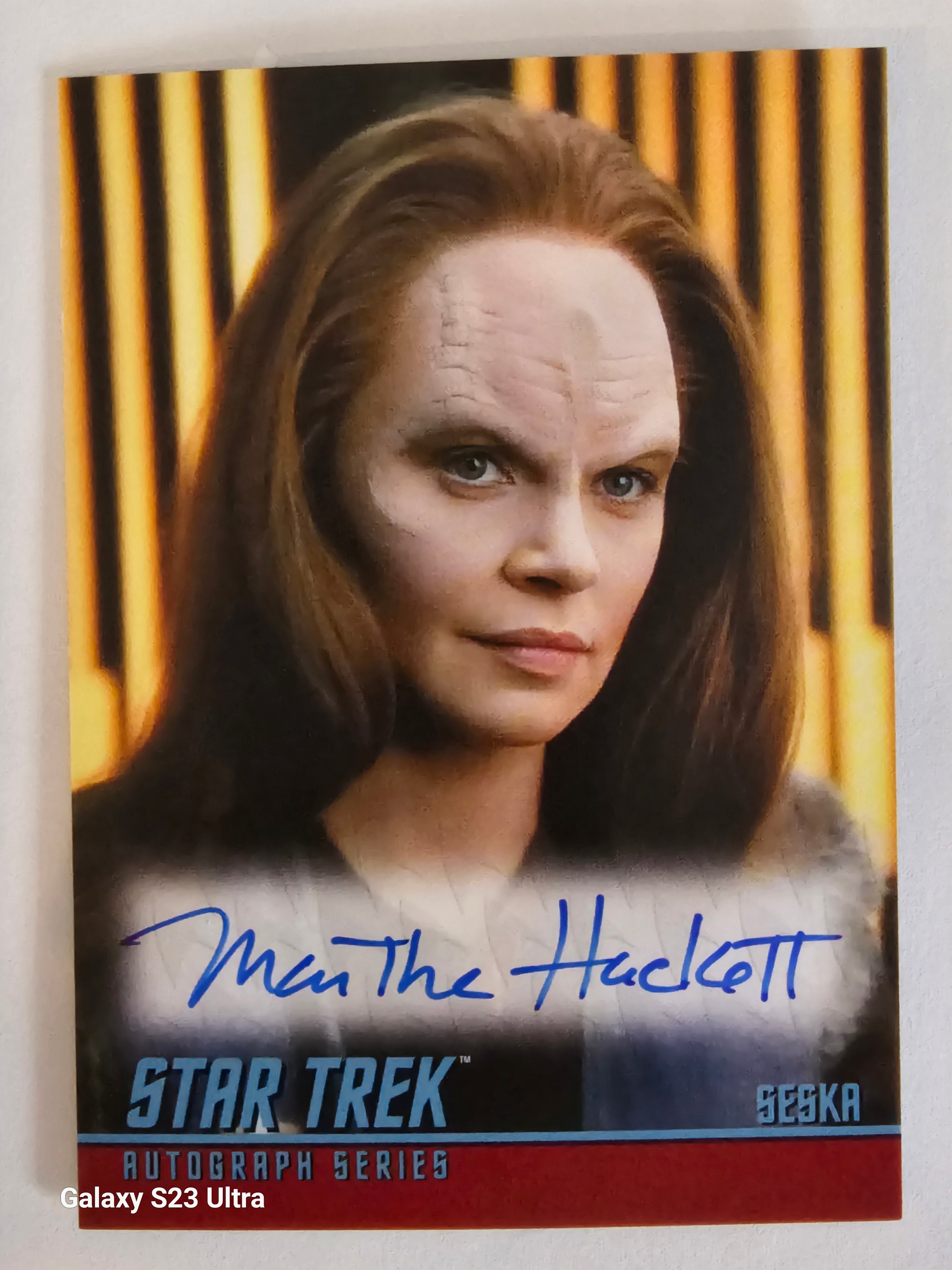 Star Trek Connections (A23) Martha Hackett as Seska Classic TV Autograph Card ( B )