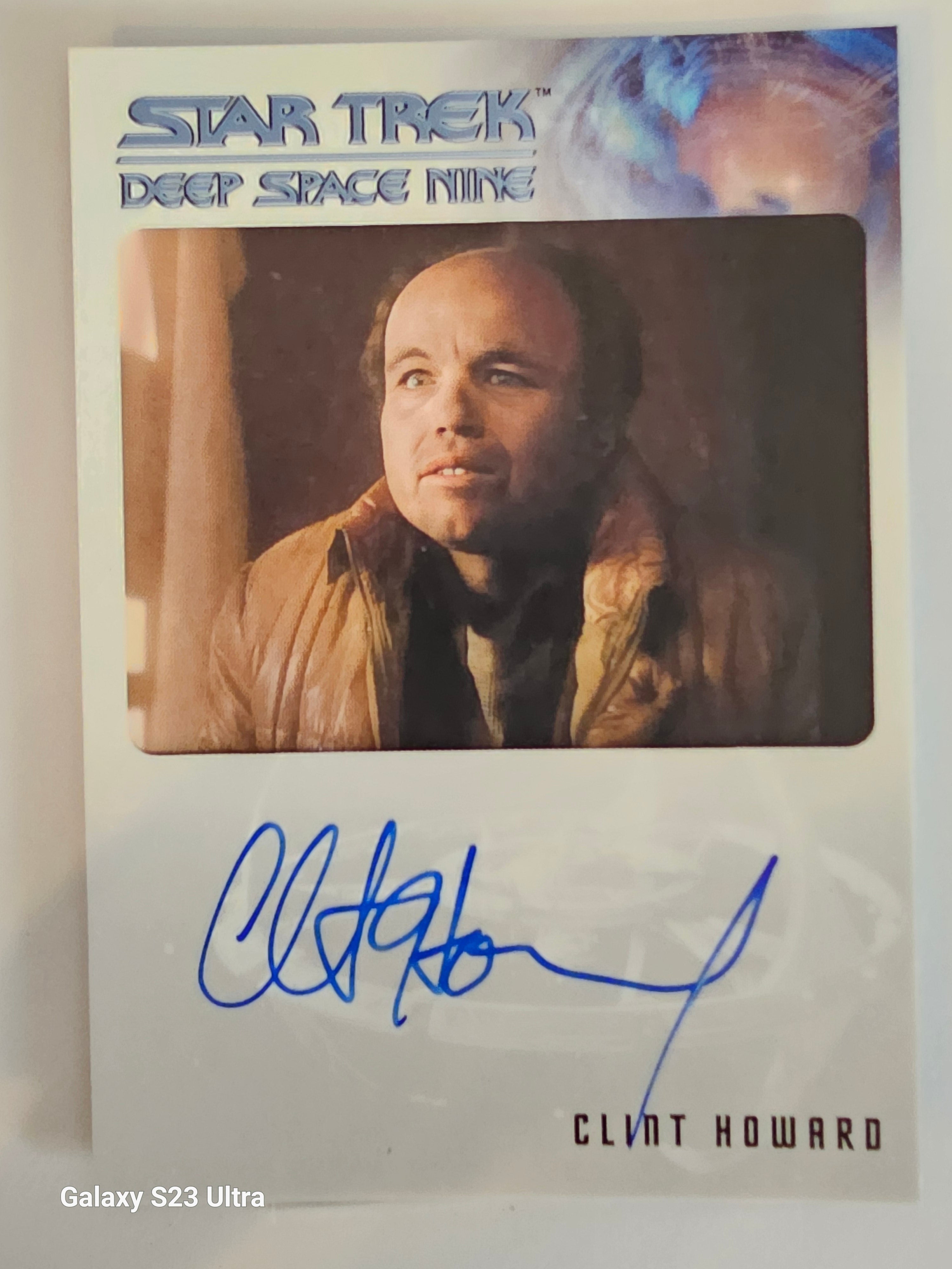 Star Trek Connections Clint Howard as Grady Bordered Autograph Card ( B )