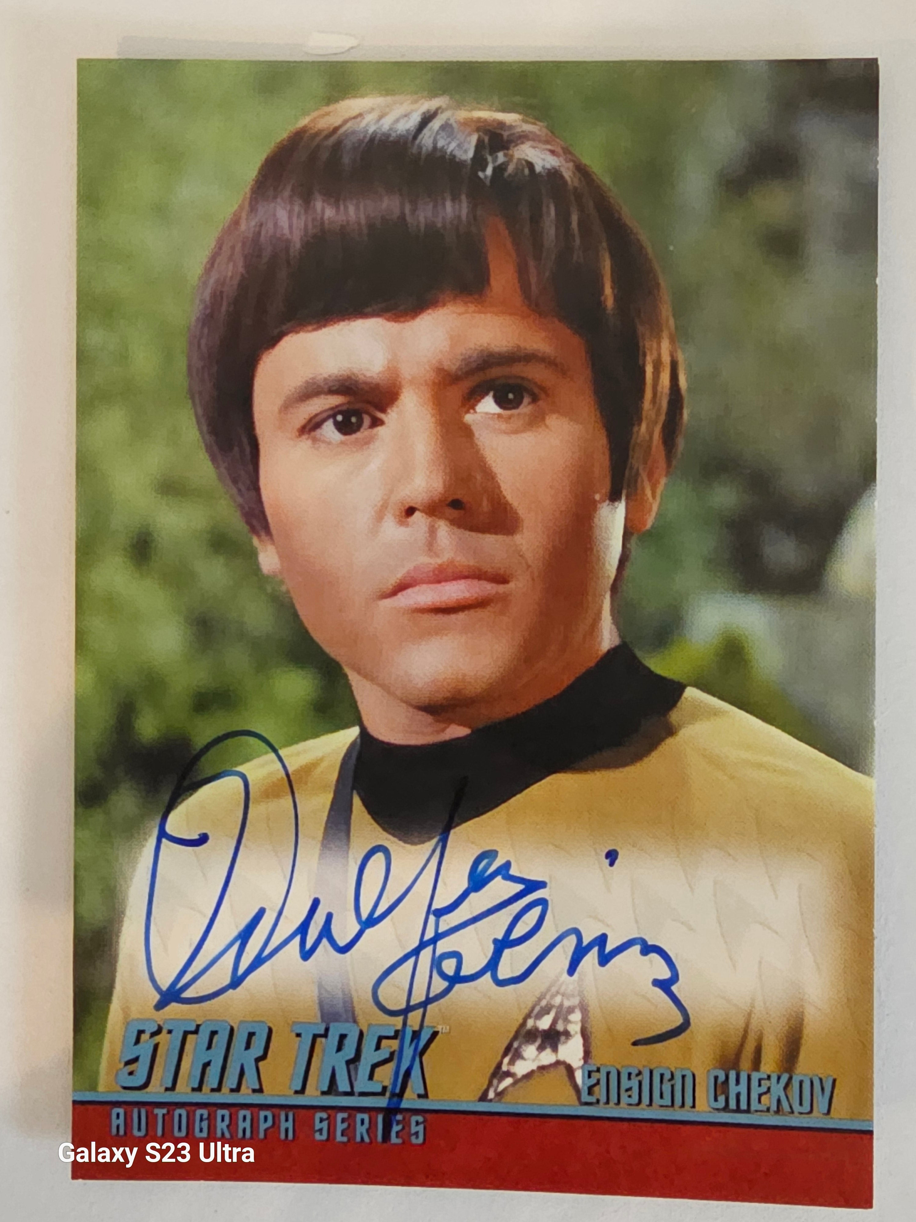 Star Trek Connections (A8) Walter Koenig as Chekov Classic TV Autograph Card ( B )