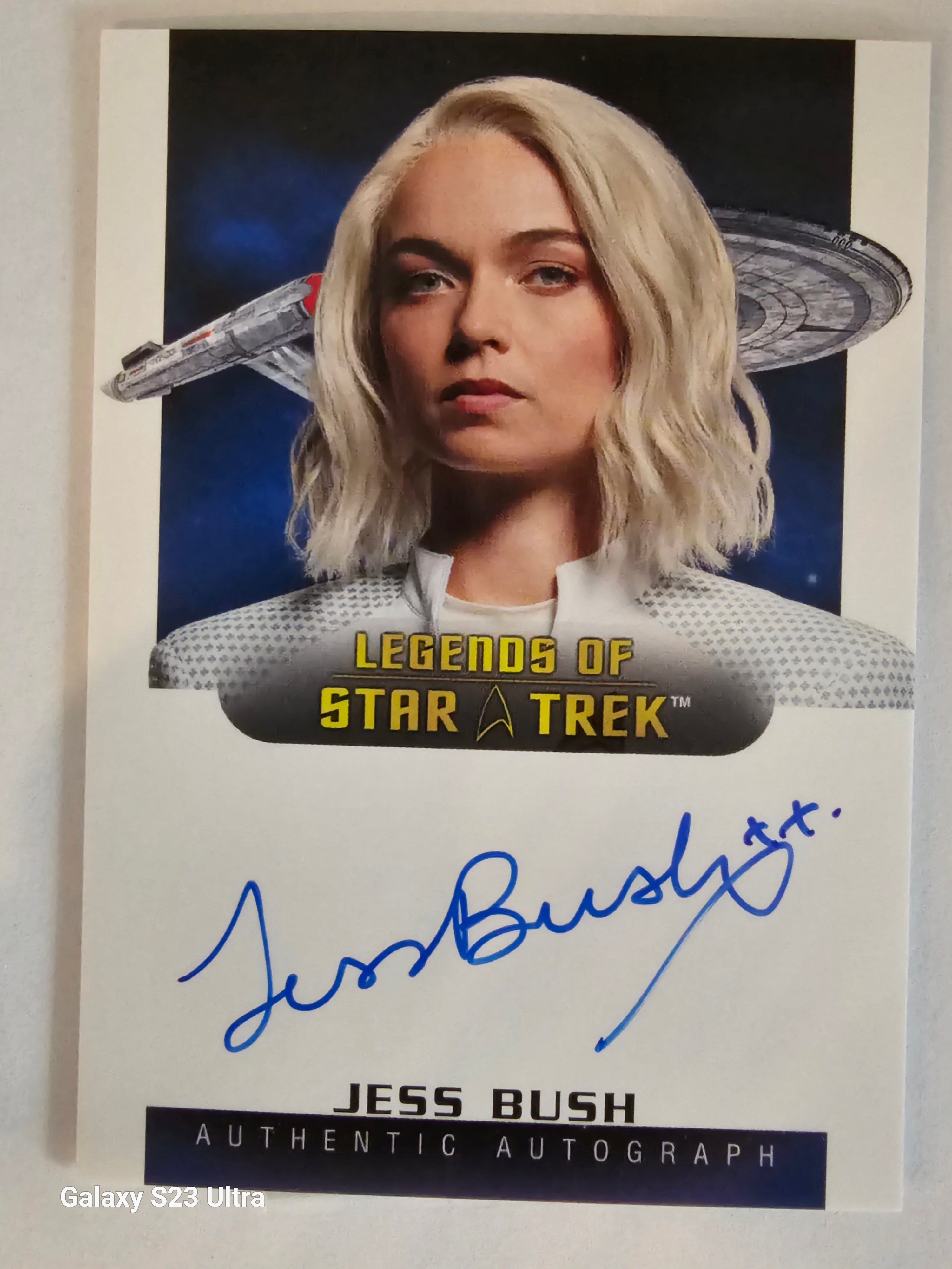 Star Trek Connections (LA30) Jess Bush as Christine Chapel Legend Autograph Card ( A )