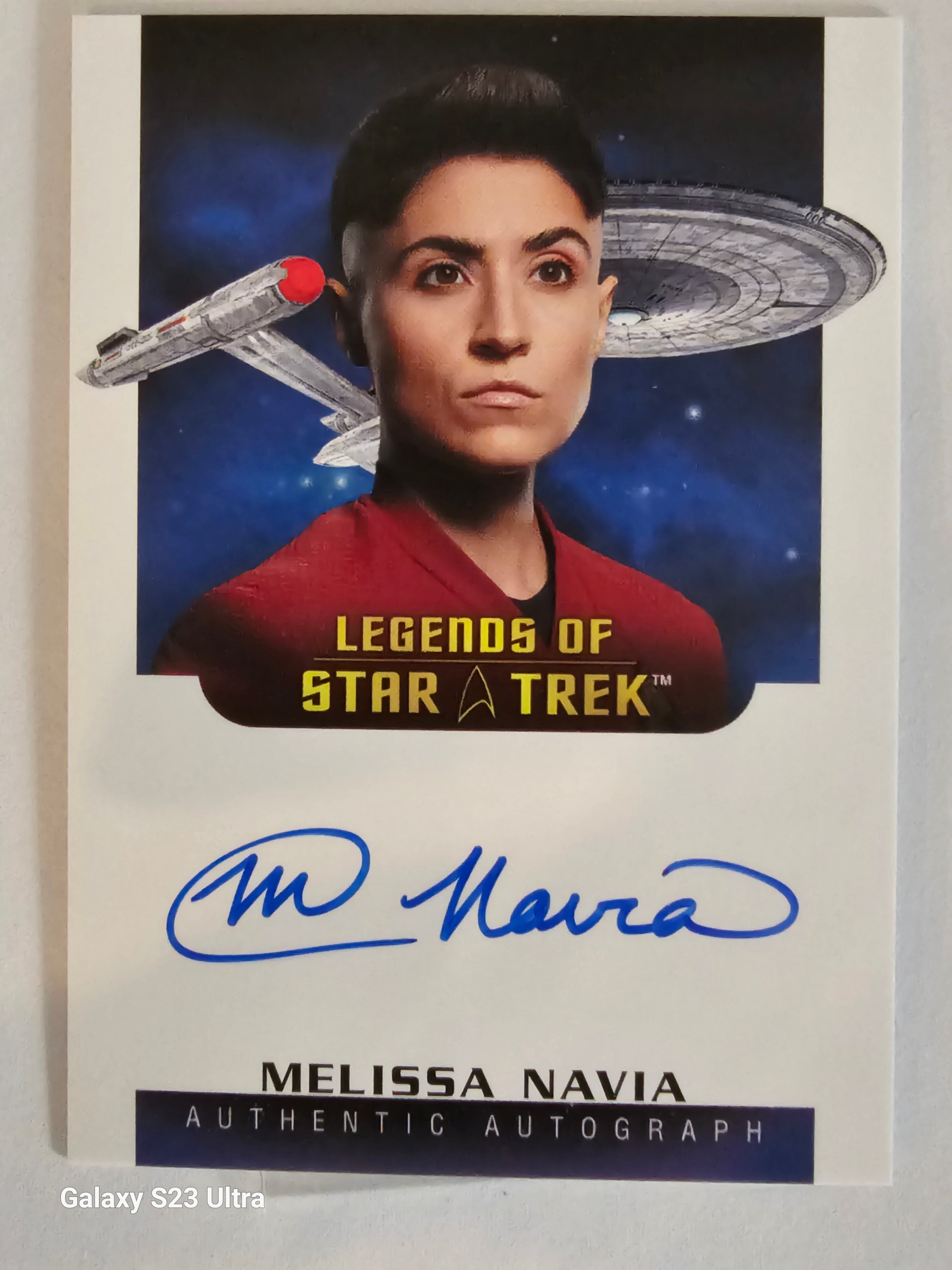 Star Trek Connections (LA27) Melissa Navia as Erica Ortegas Legend Autograph Card ( B )