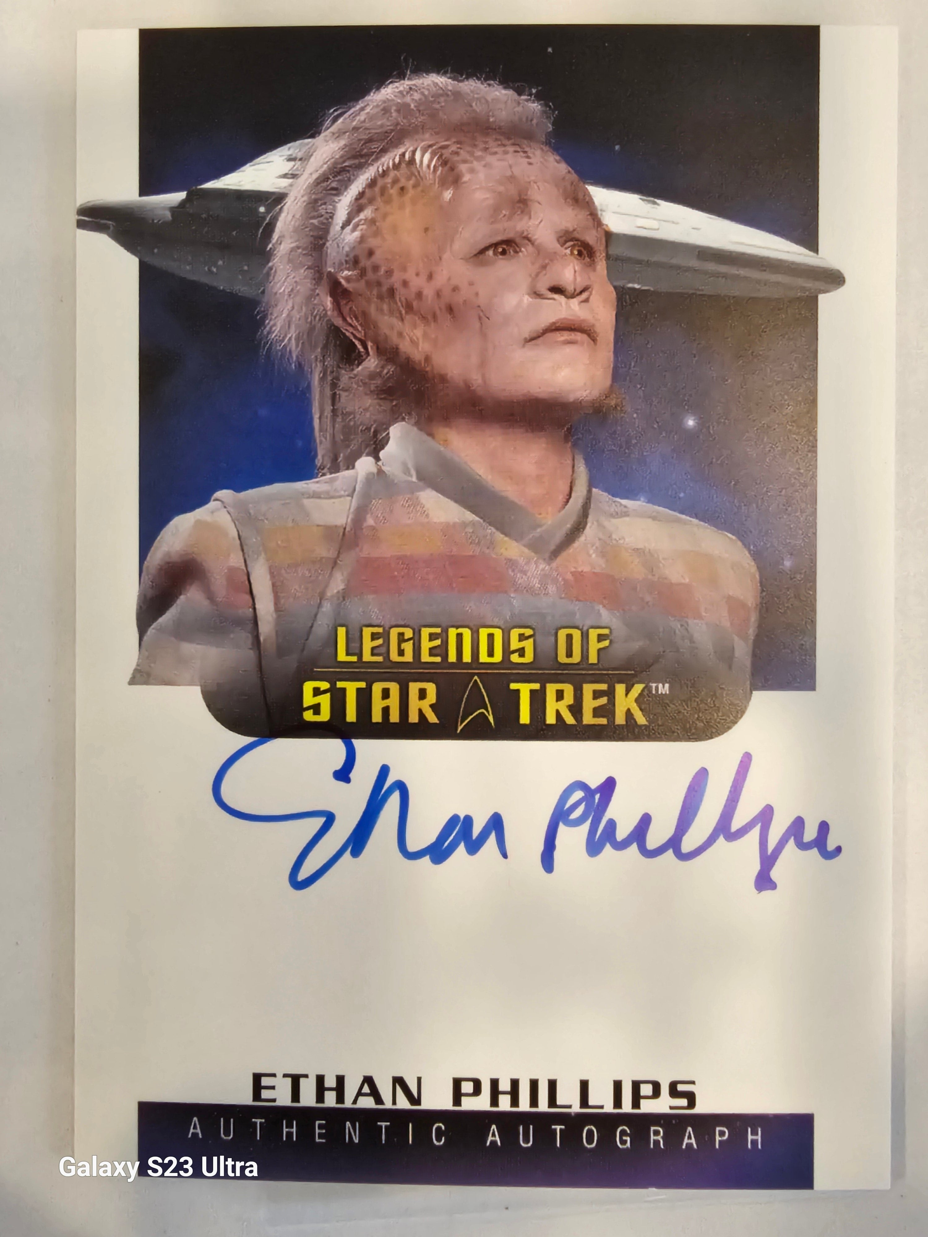 Star Trek Connections (LA11) Ethan Phillips as Neelix Legend Autograph Card ( A )