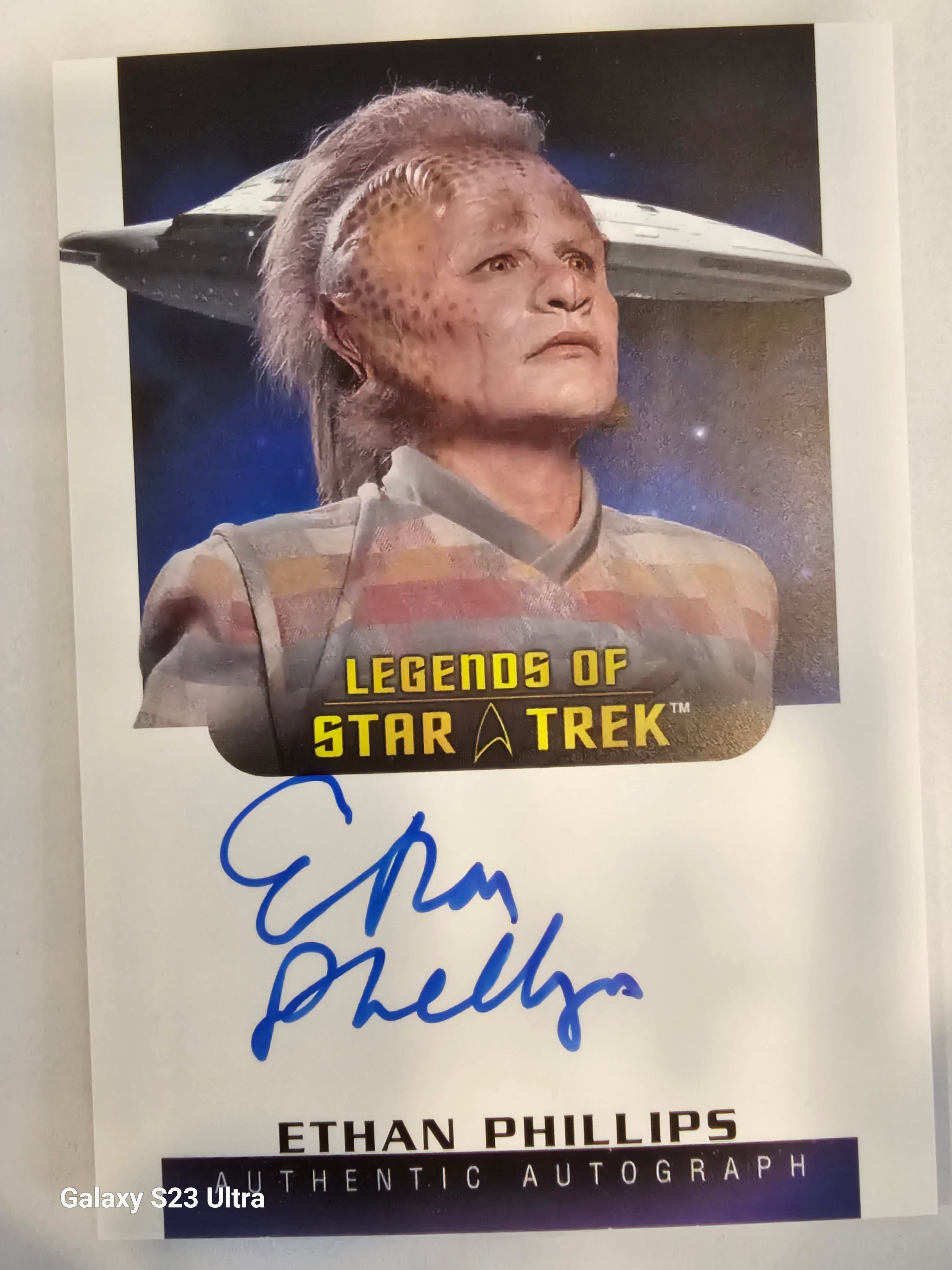 Star Trek Connections (LA11) Ethan Phillips as Neelix Legend Autograph Card ( B )