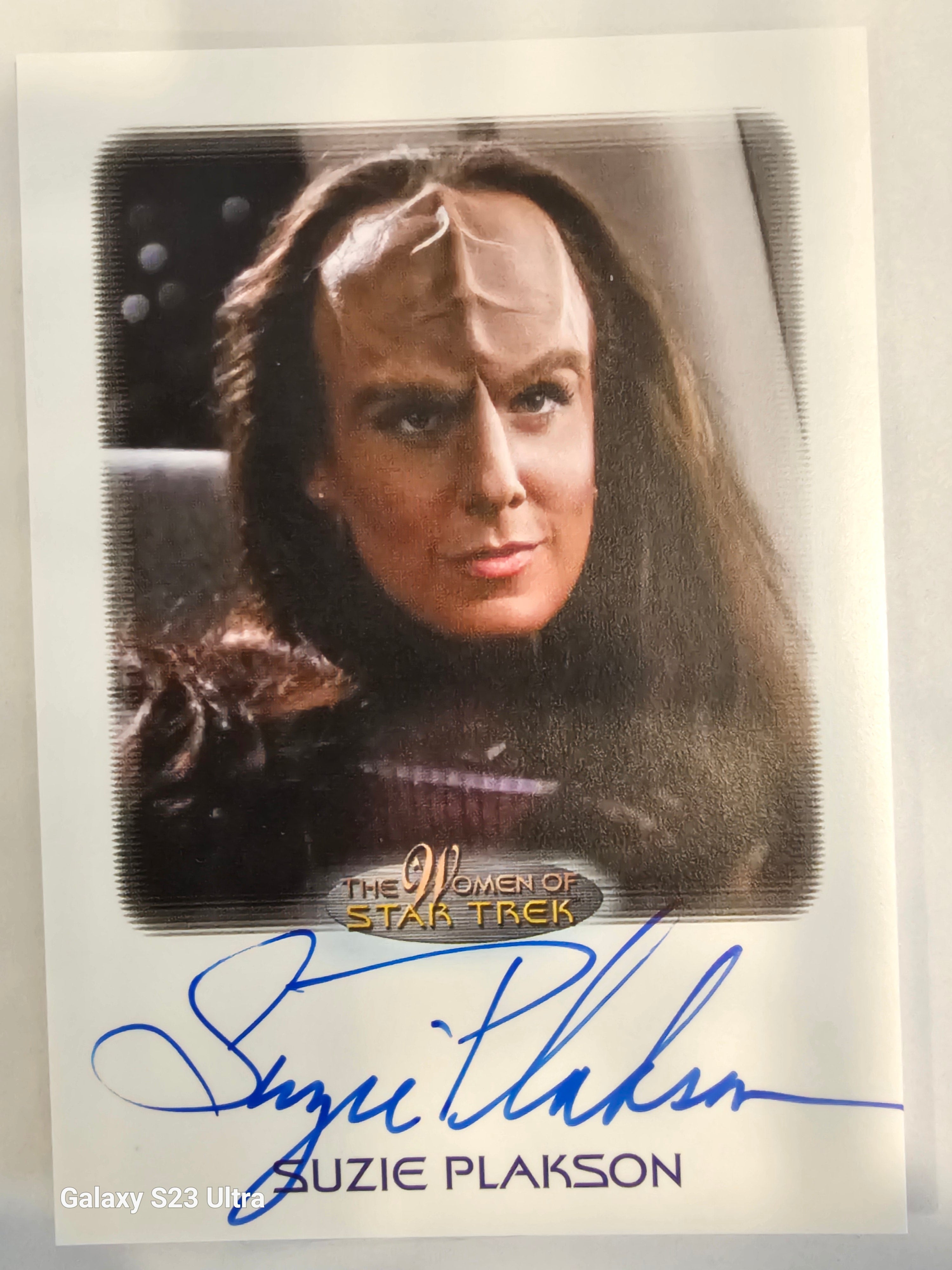 Star Trek Connections  Suzie Plakson as Kehleyr WoST Autograph Card ( B )