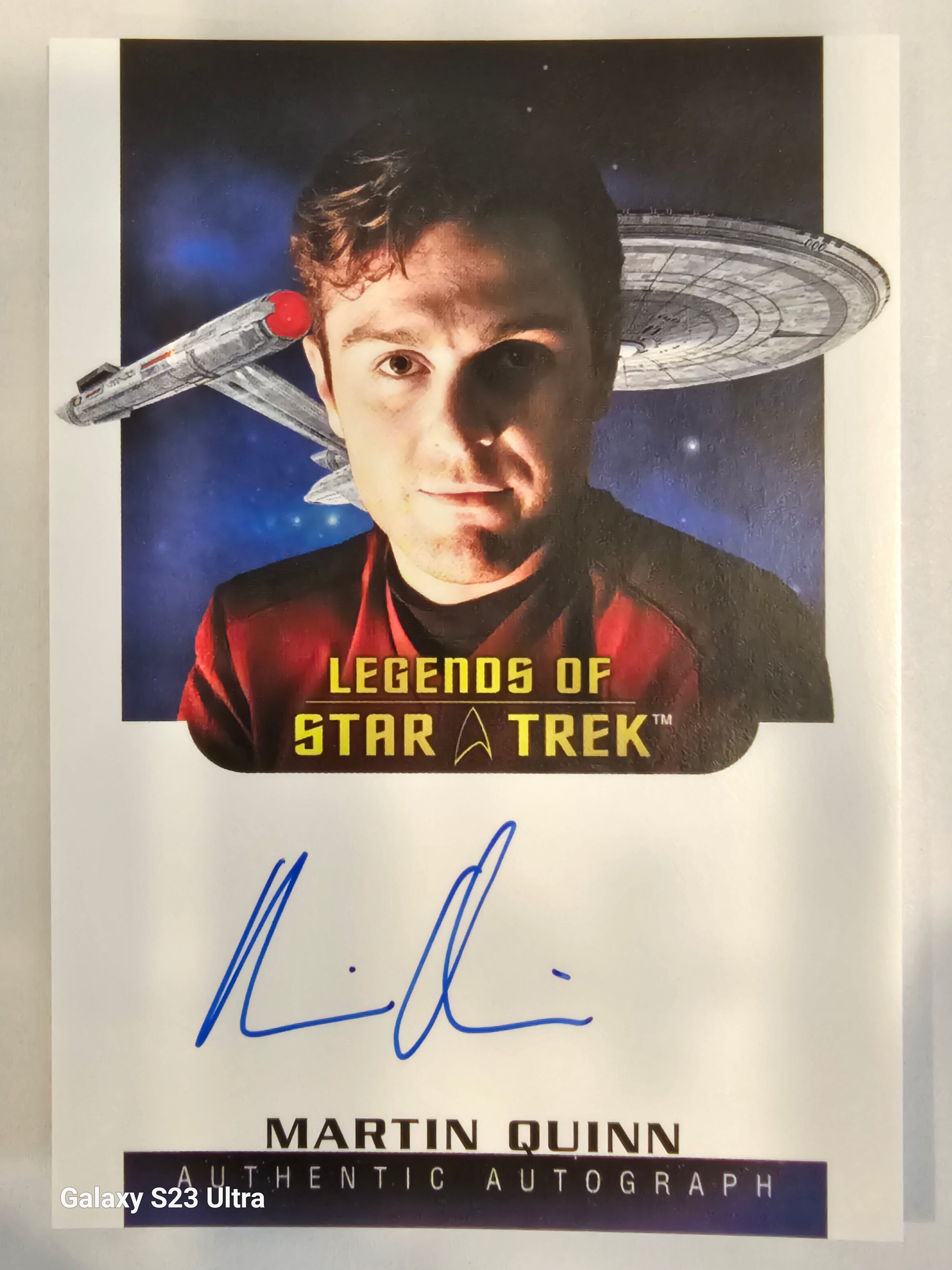 Star Trek Connections (LA53) Martin Quinn as Montgomery Scott Legend Autograph Card ( A )