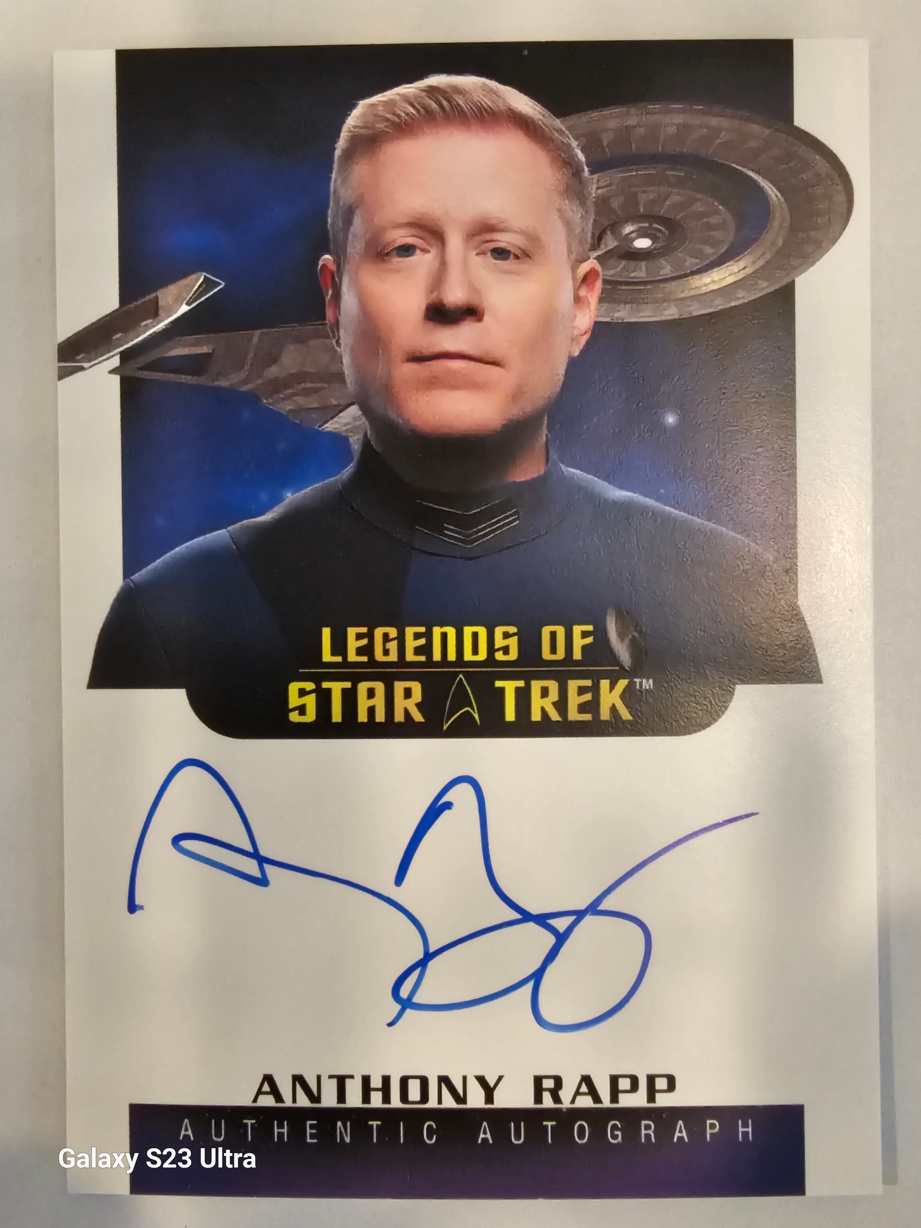 Star Trek Connections (LA22) Anthony Rapp as Com Paul Stamets Legend Autograph Card ( A )