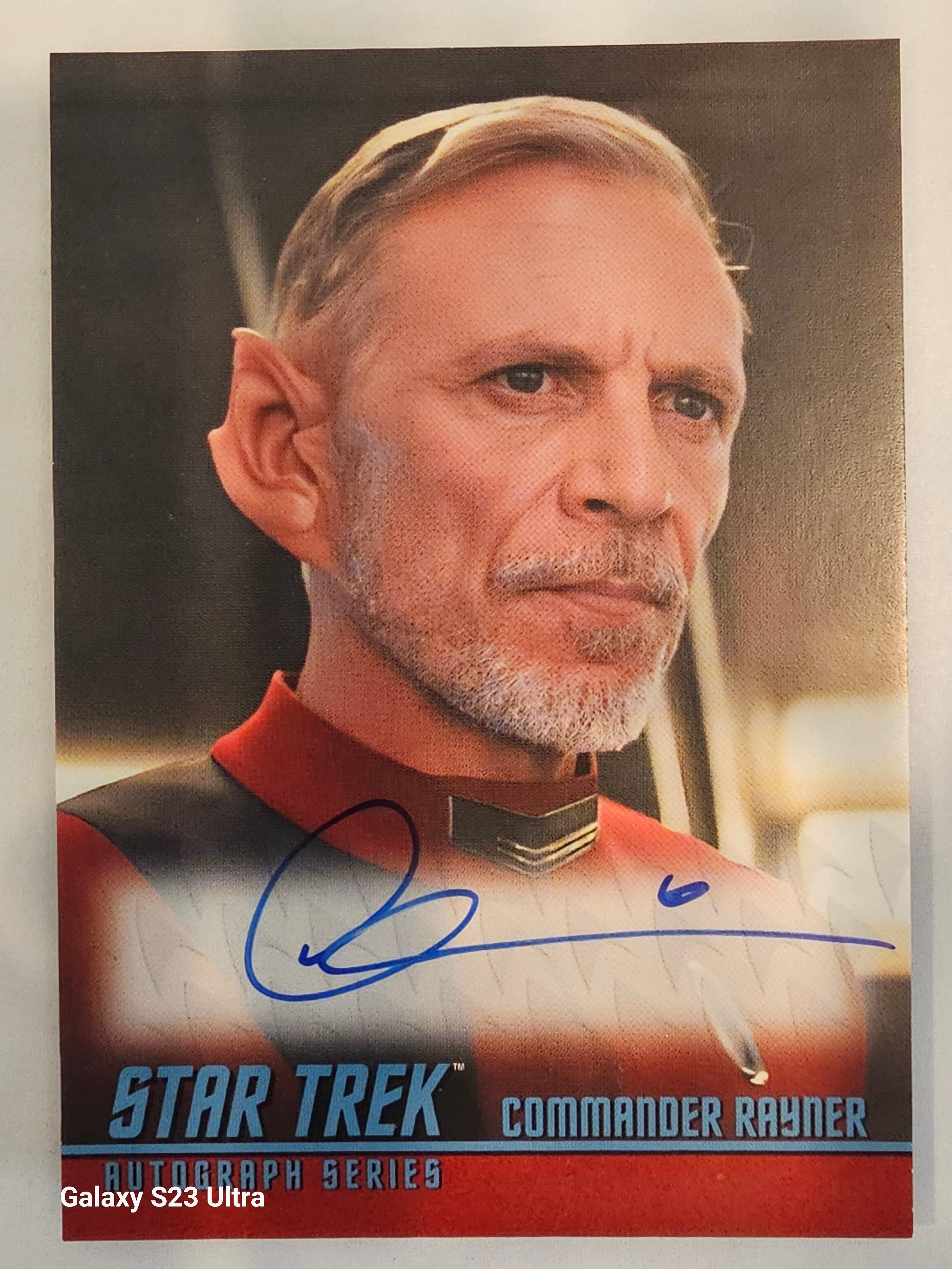 Star Trek Connections (A29) Callum Keith Rennie as Com Rayner Classic TV Autograph Card ( A )