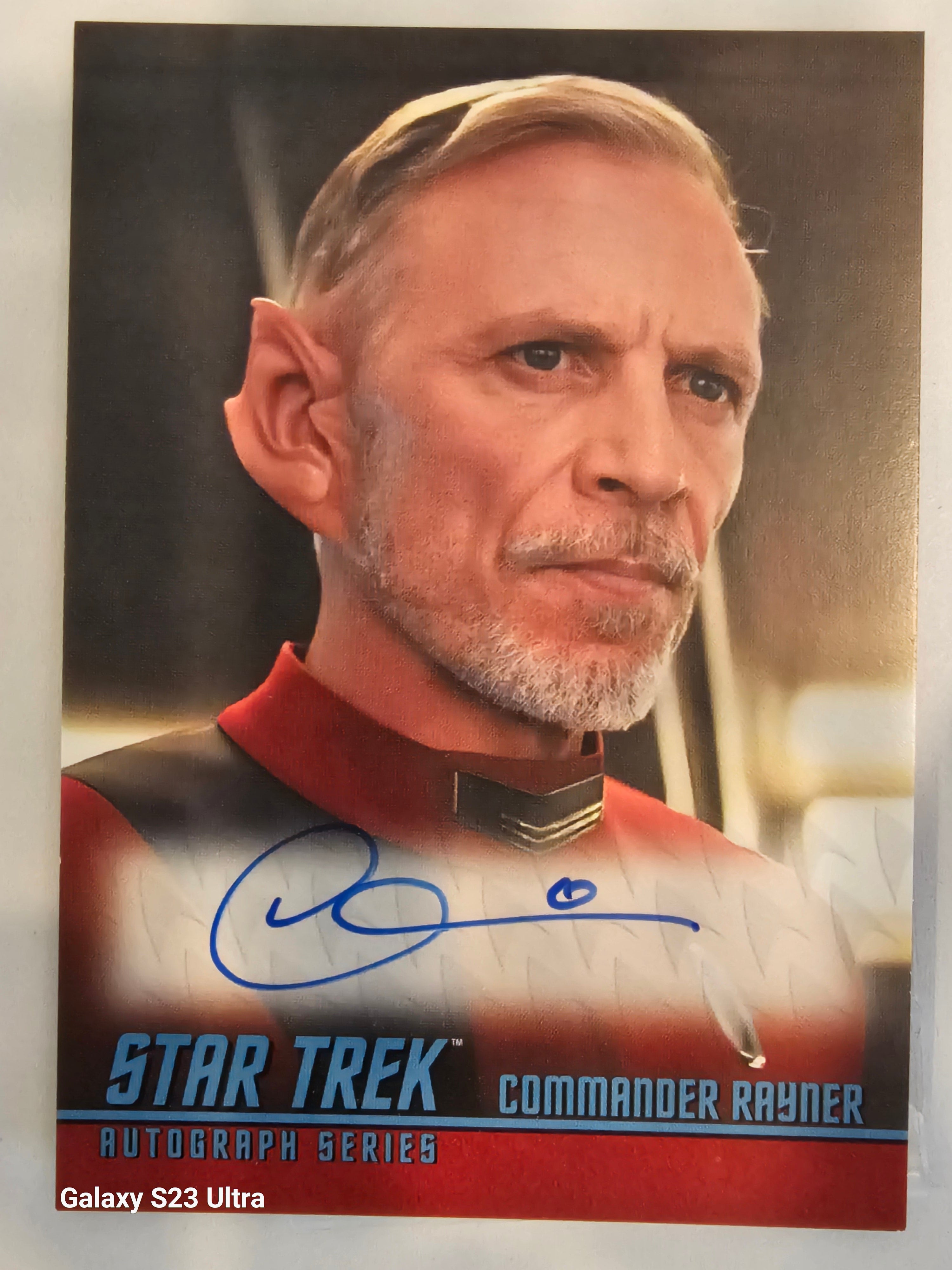 Star Trek Connections (A29) Callum Keith Rennie as Com Rayner Classic TV Autograph Card ( B )