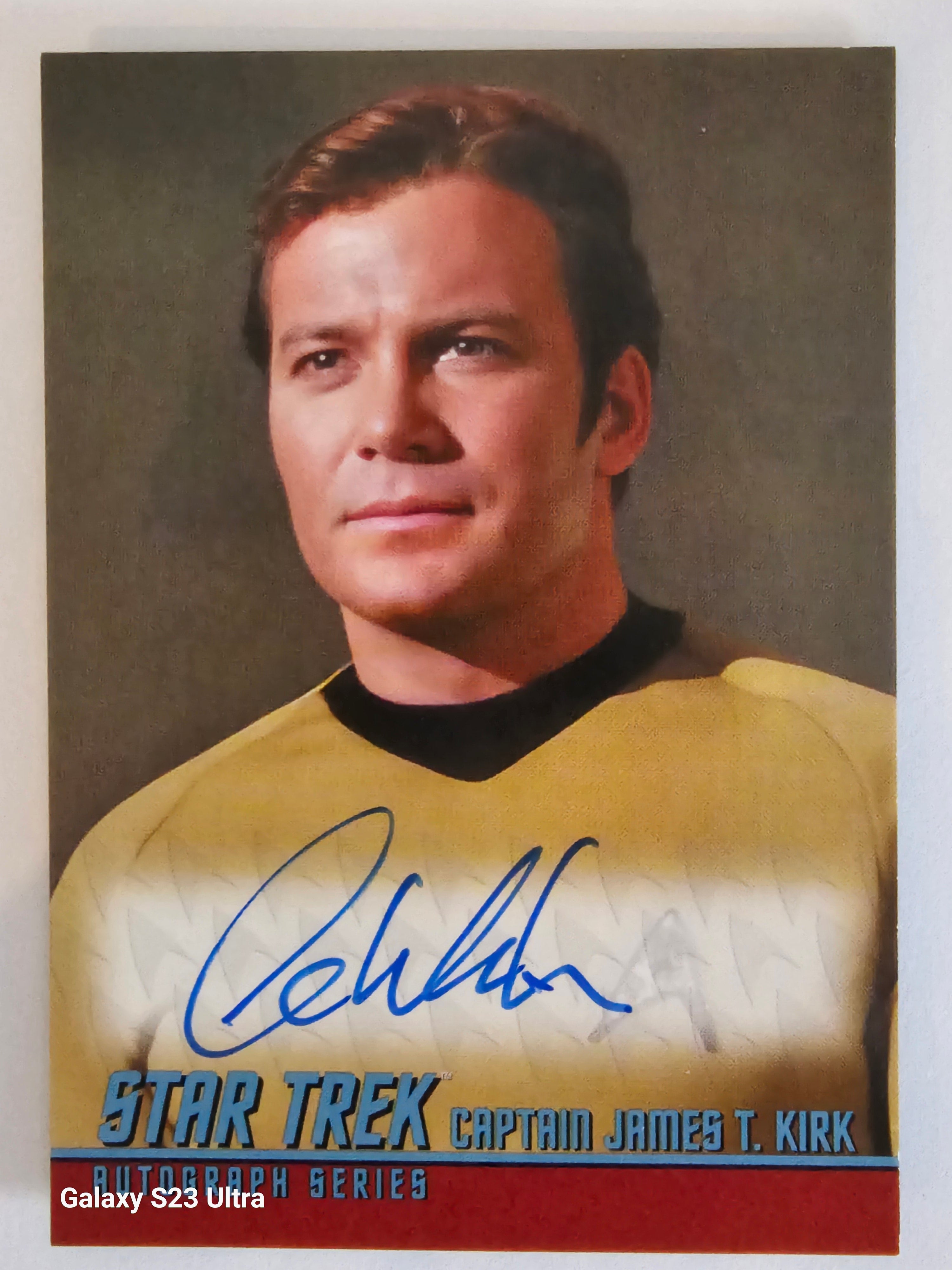 Star Trek Connections (A1) William Shatner as Captain Kirk Classic TV Autograph Card ( A )