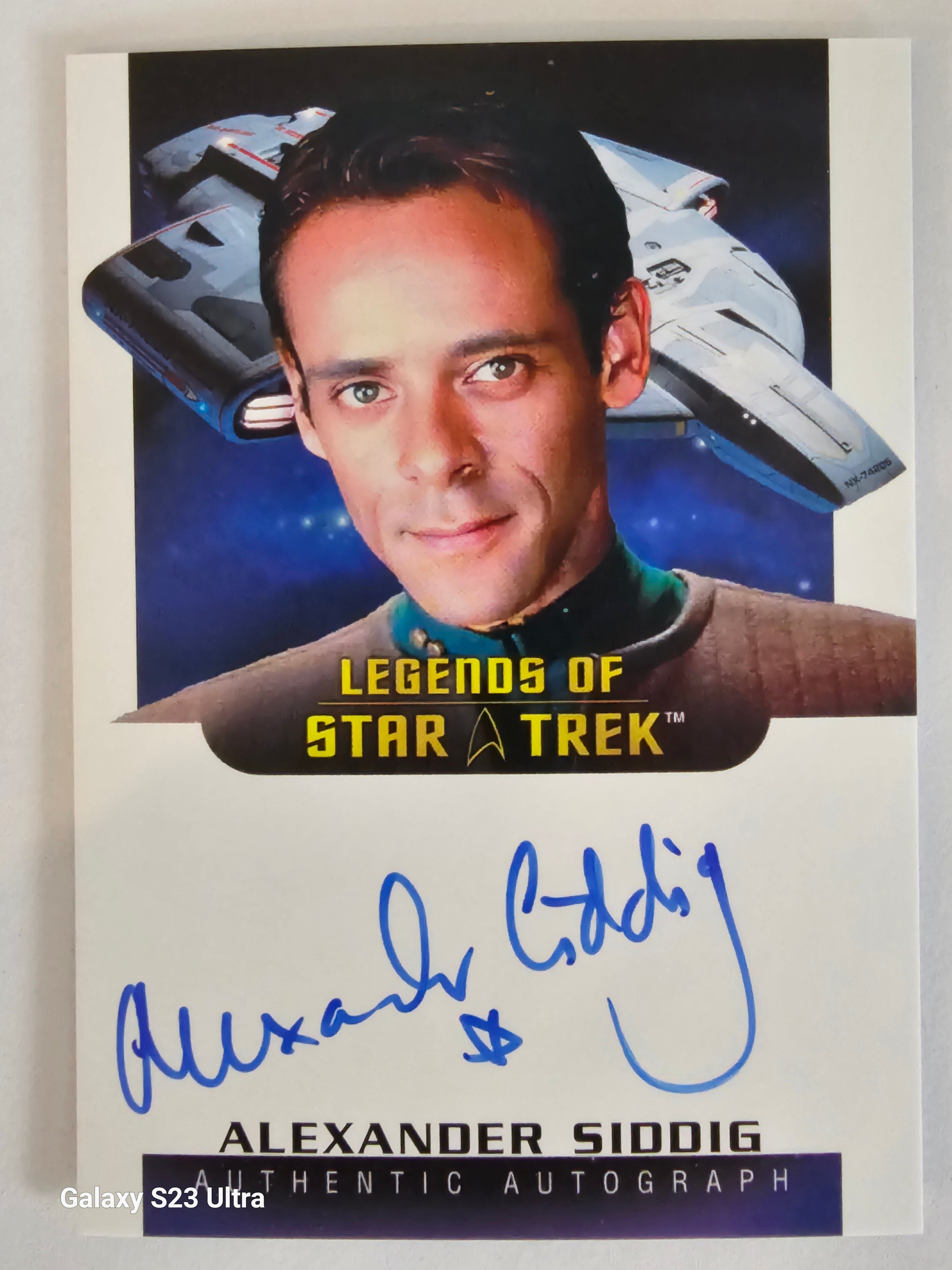 Star Trek Connections (LA58) Alexander Siddig as Dr Bashir Legend Autograph Card ( A )