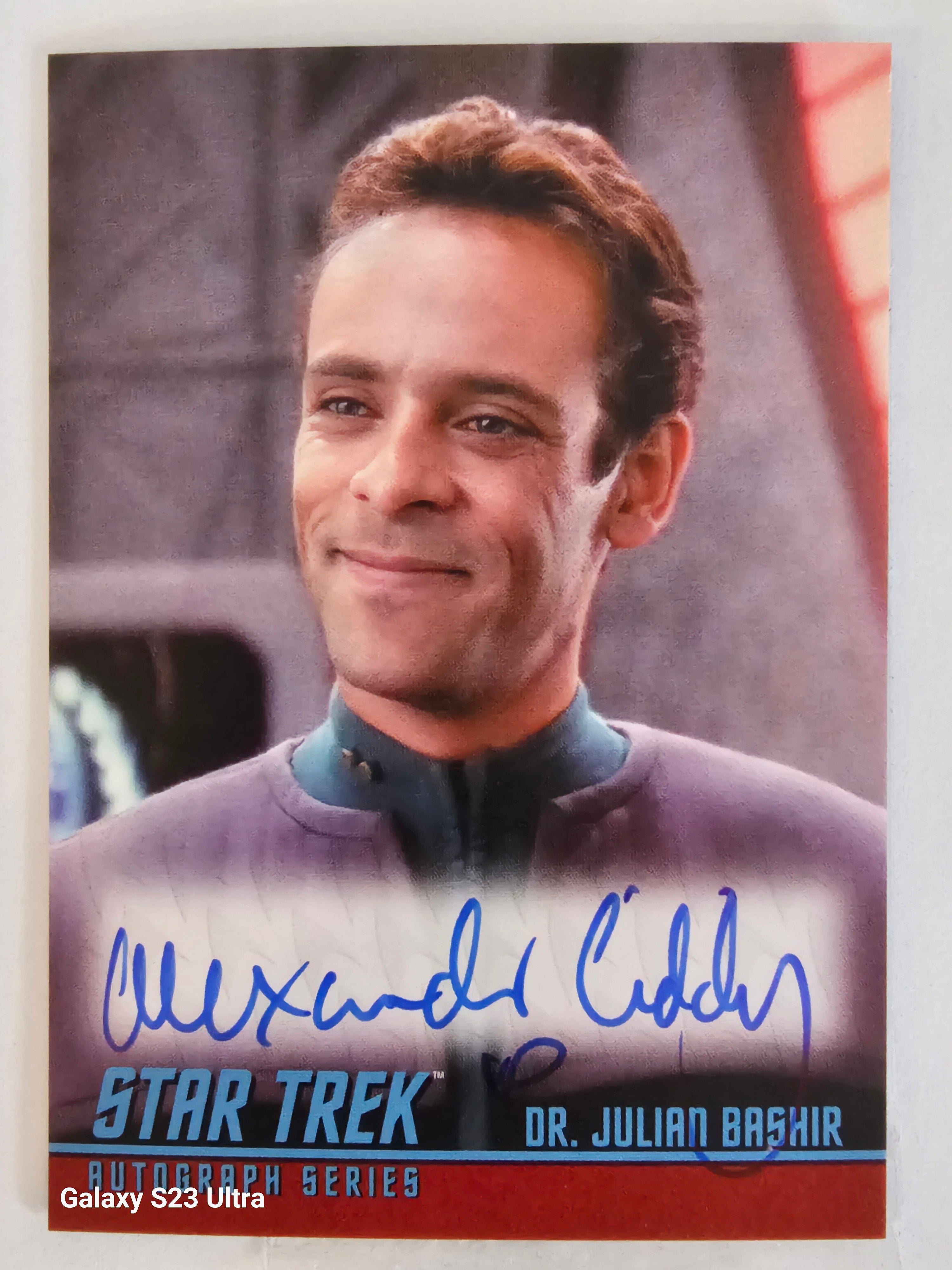 Star Trek Connections (A20) Alexander Siddig as Dr Bashir Classic TV Autograph Card ( B )