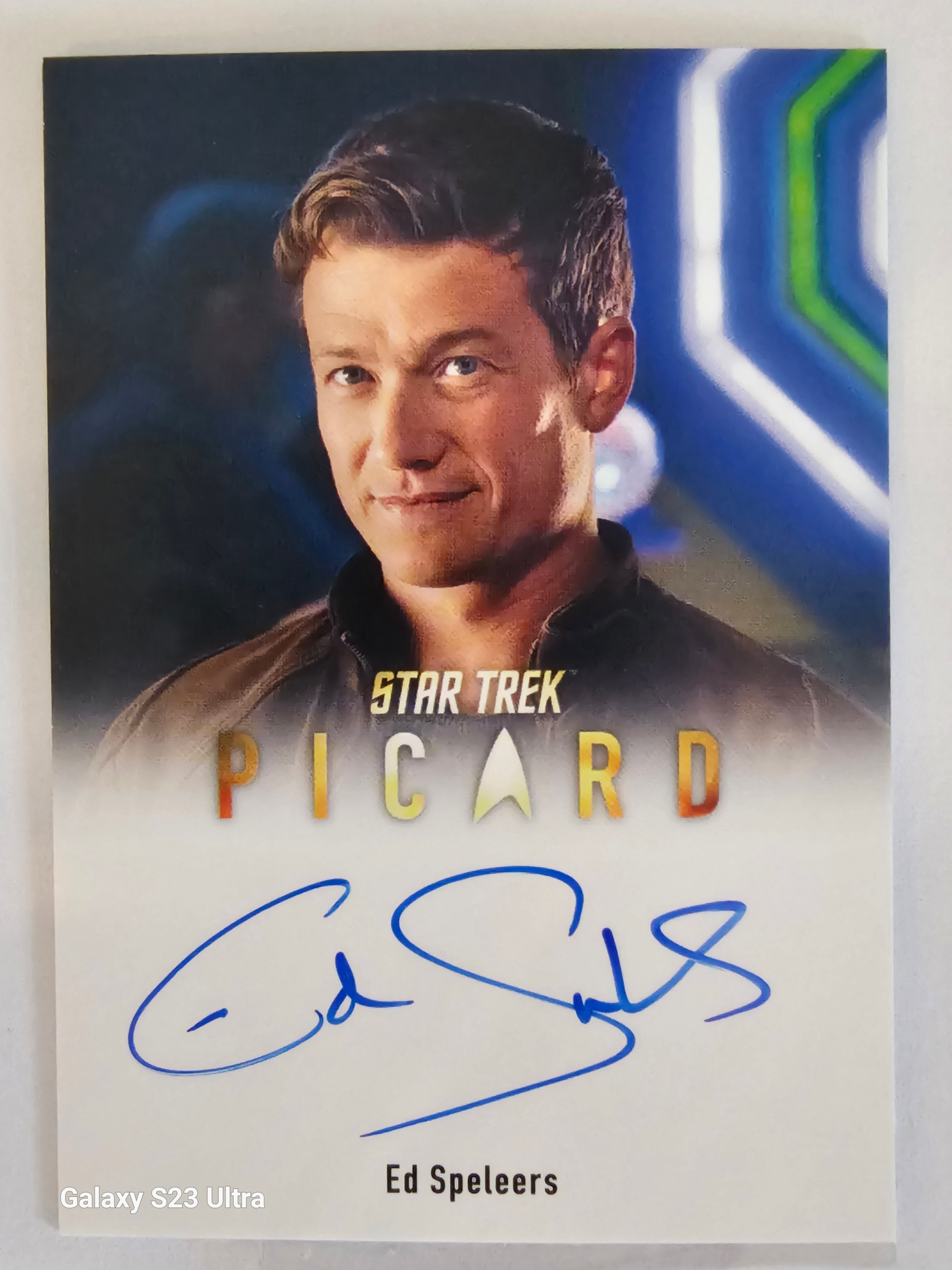 Star Trek Connections (A73) Ed Speleers as Jack Crusher Full Bleed Picard Autograph Card ( A )