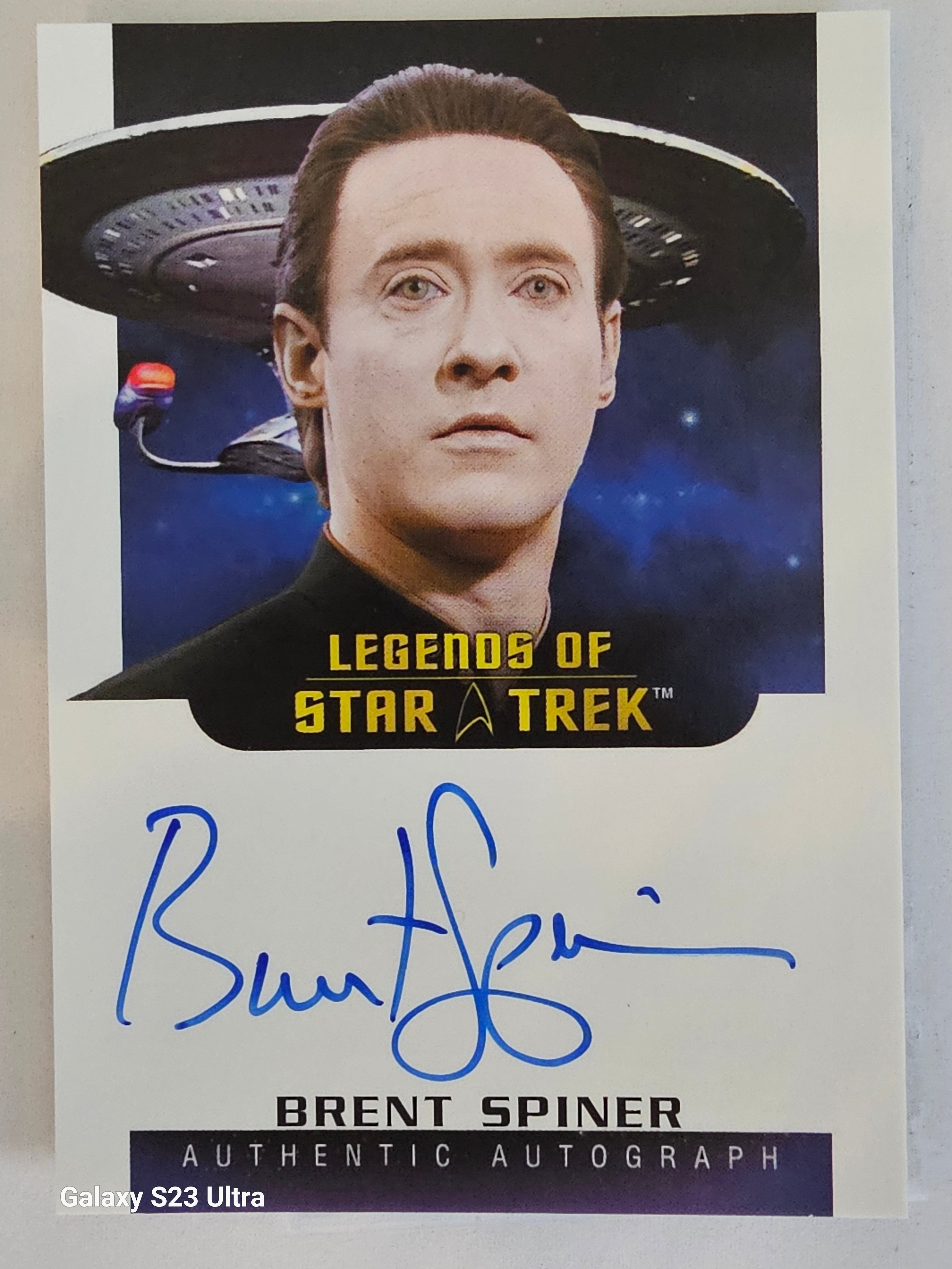 Star Trek Connections (LA40) Brent Spiner as Data Legend Autograph Card ( A )