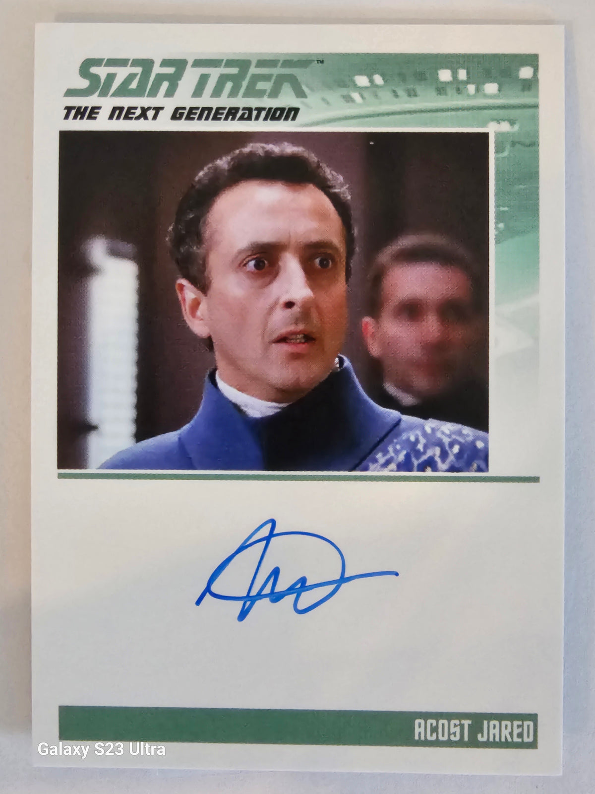 Tubert Star Trek Connections Marcelo Tubert as Acost Jared TNG Autograph Card ...