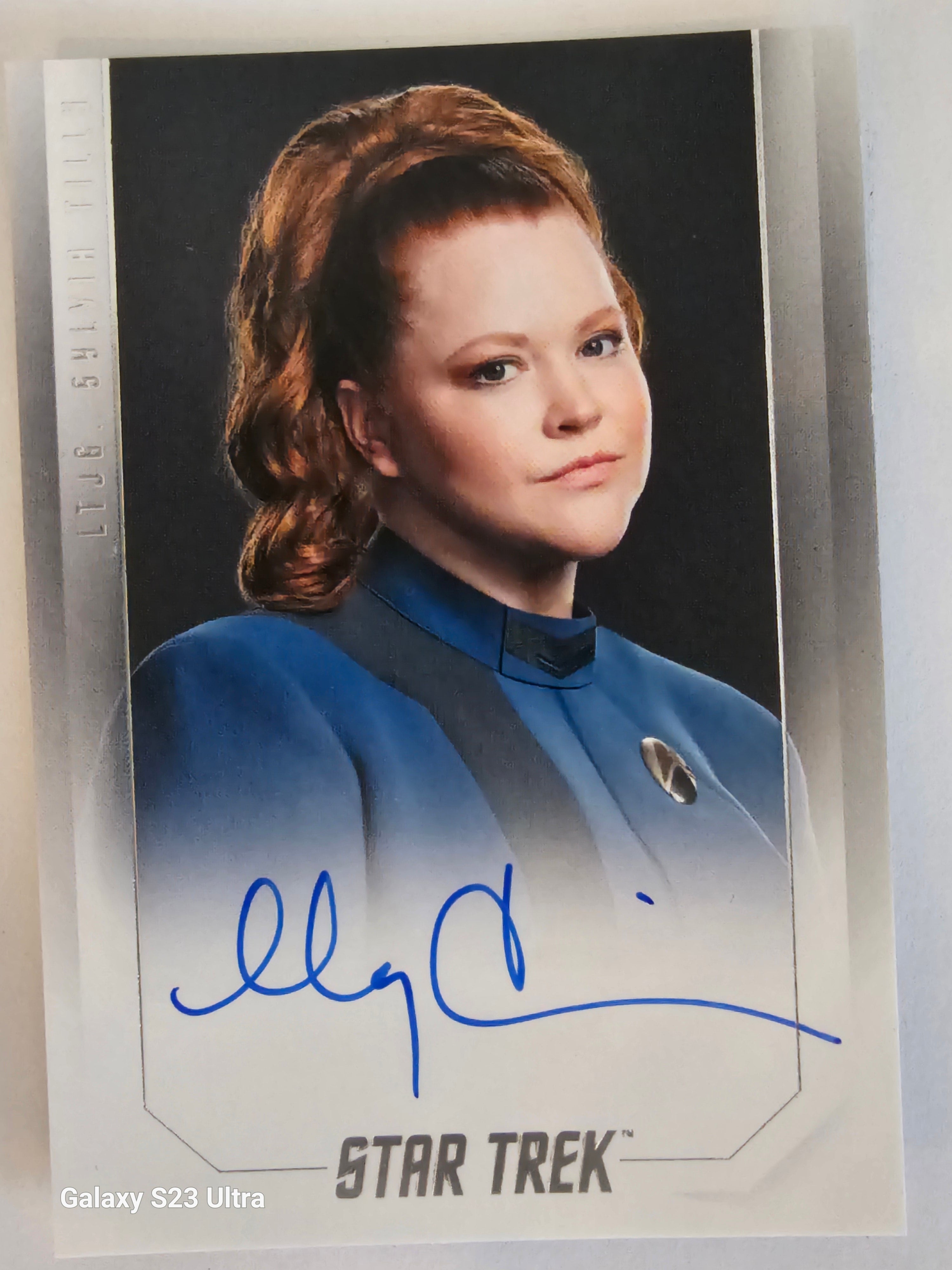 Star Trek Connections Mary Wiseman as Silvia Tilly Bridge Crew Autograph Card ( A )