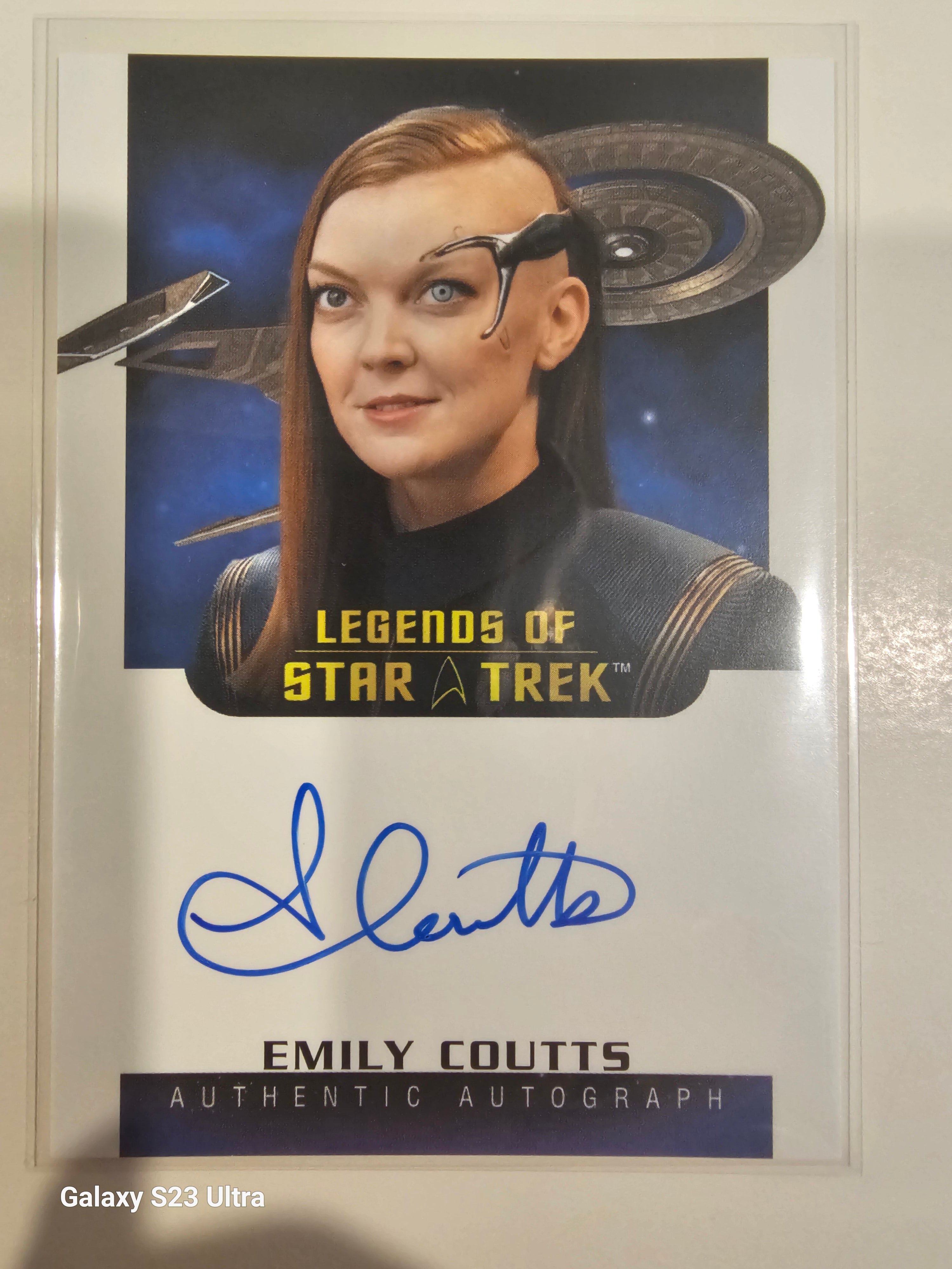 Star Trek Connections (LA57) Emily Coutts as Lt Keyla Detmer Legend Autograph Card ( A )
