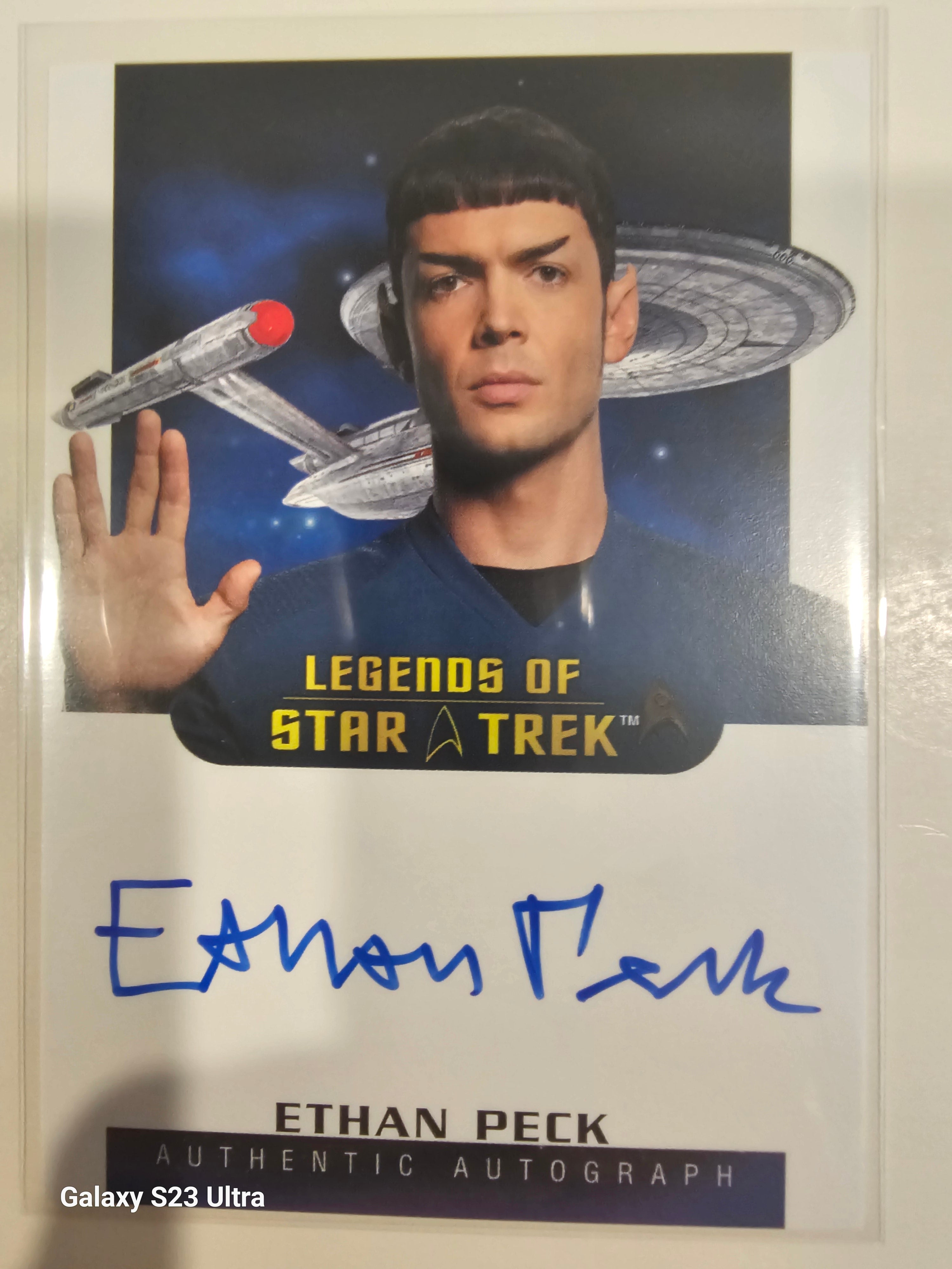 Star Trek Connections (LA32) Ethan Peck as Spock Legend Autograph Card ( A )