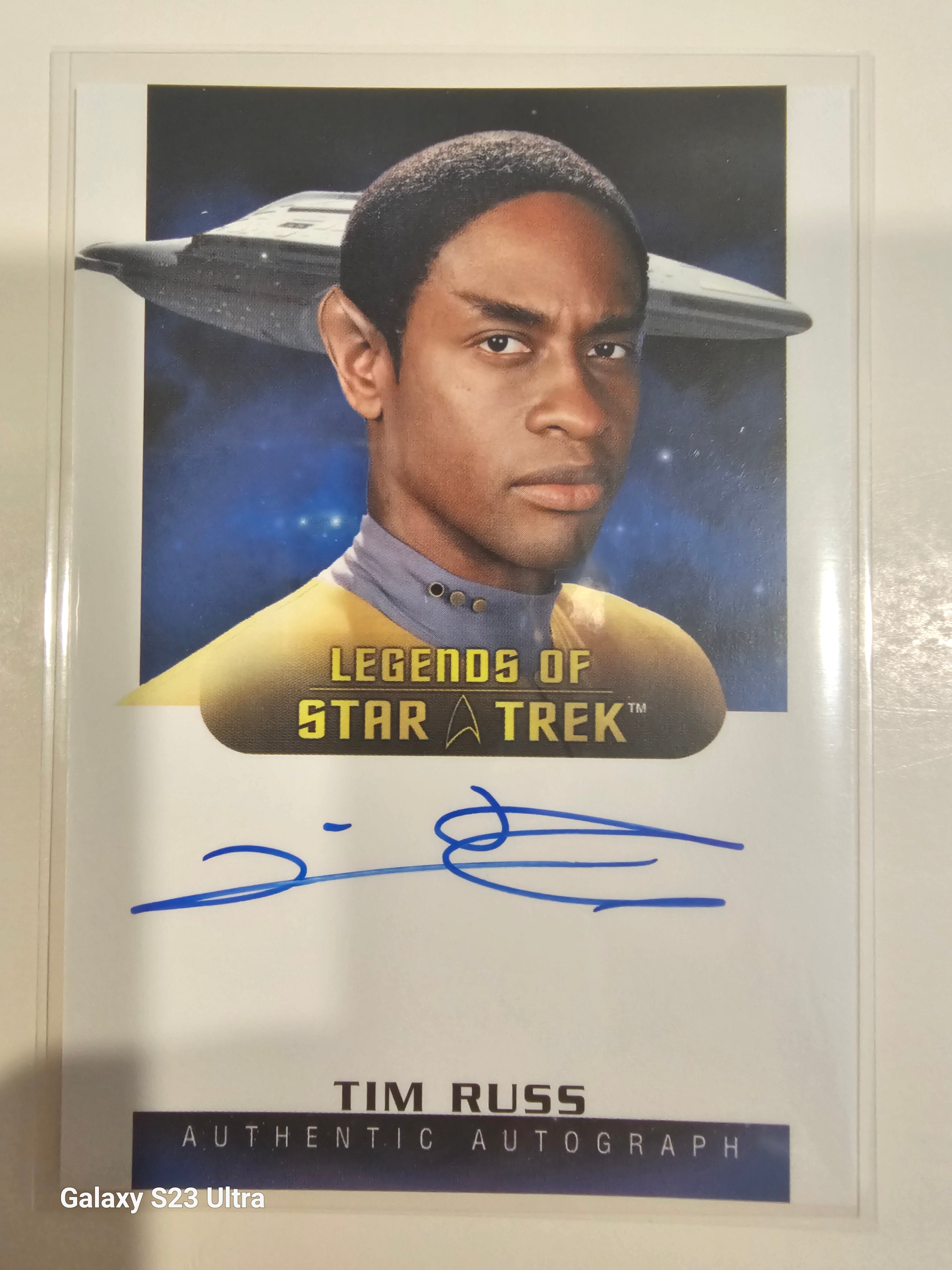 Star Trek Connections (LA37) Tim Russ as Tuvok Legend Autograph Card ( A )