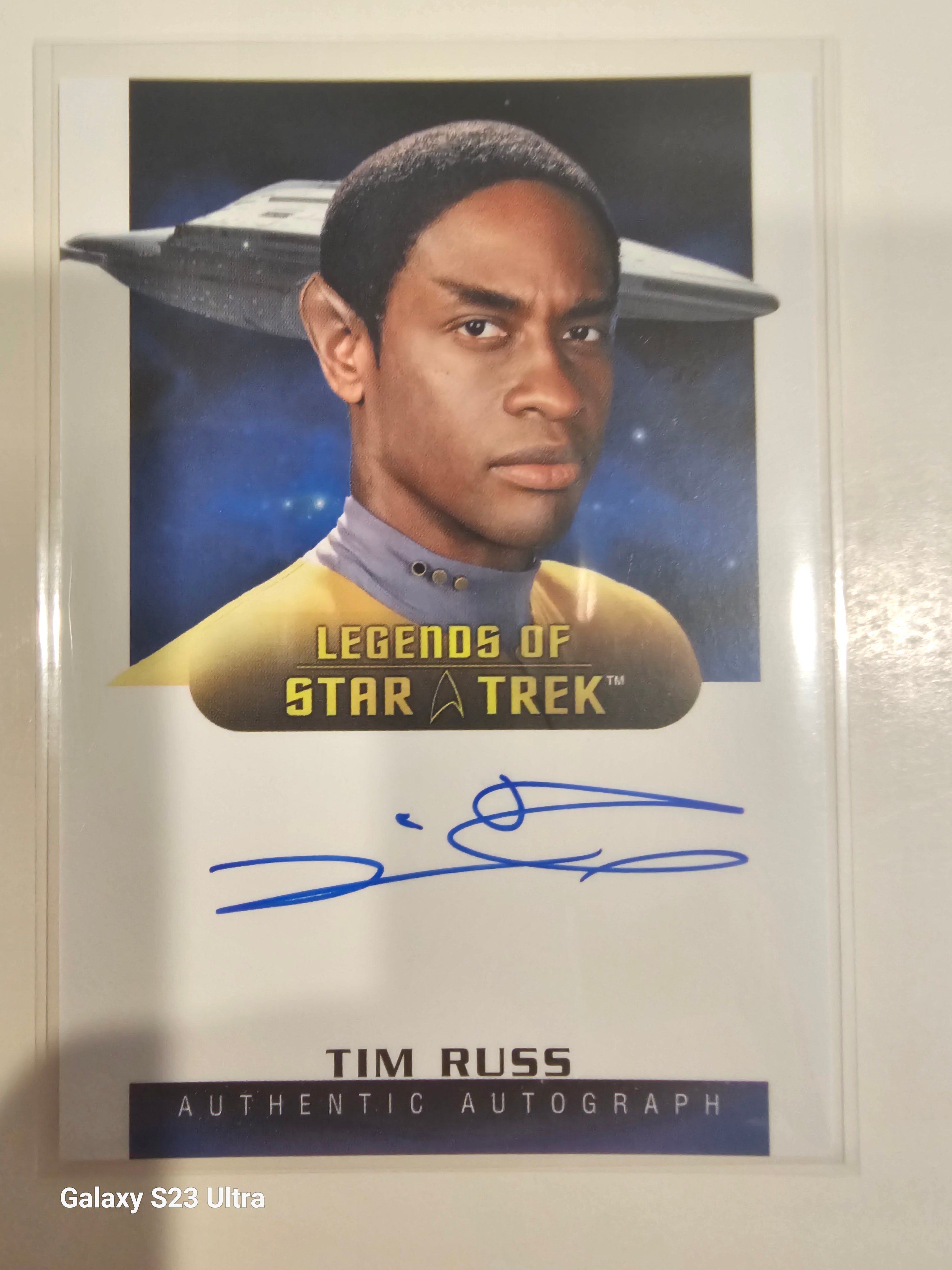Star Trek Connections (LA37) Tim Russ as Tuvok Legend Autograph Card ( B )