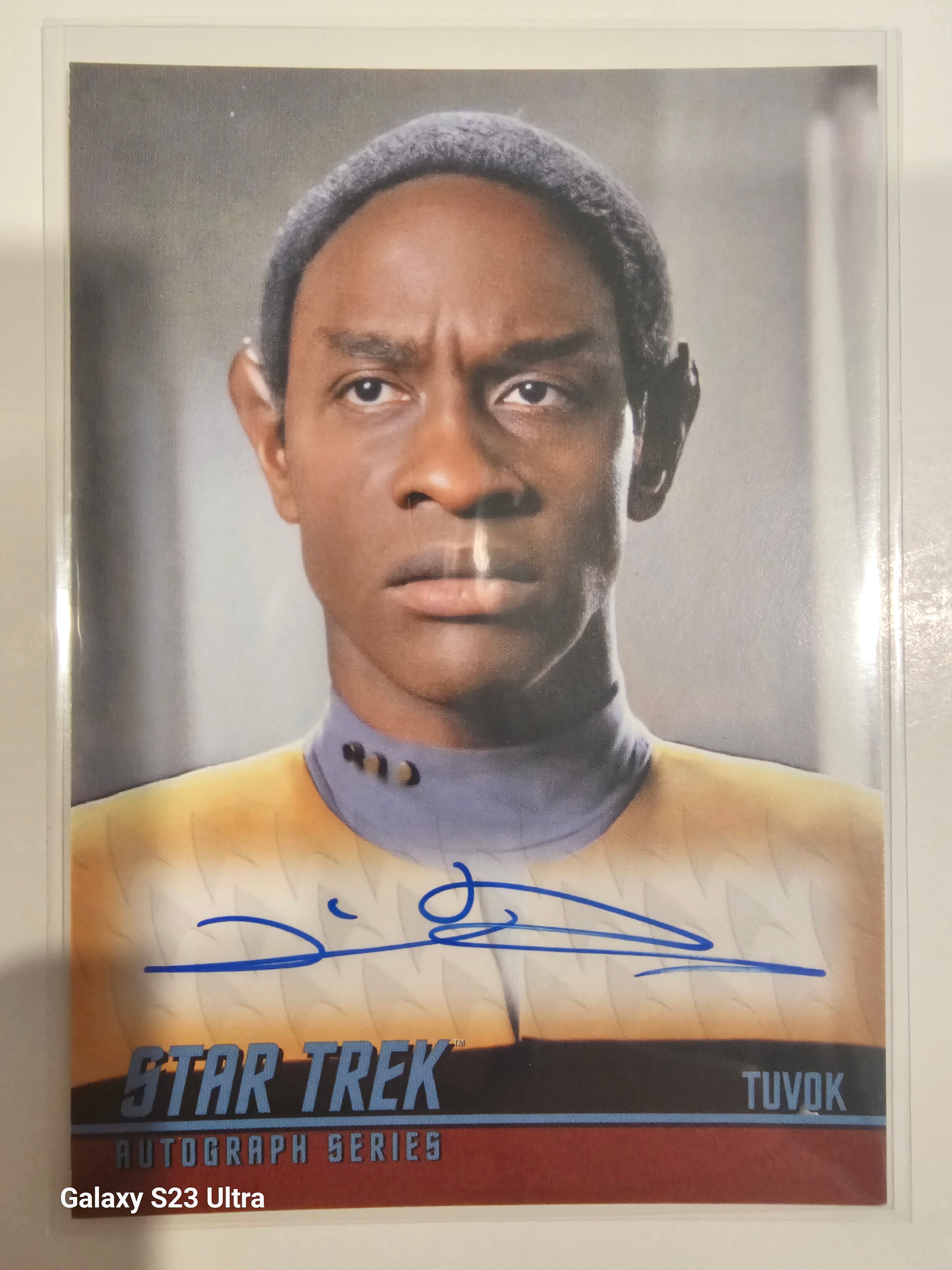 Star Trek Connections (A15) Tim Russ as Tuvok Classic TV Autograph Card ( B )