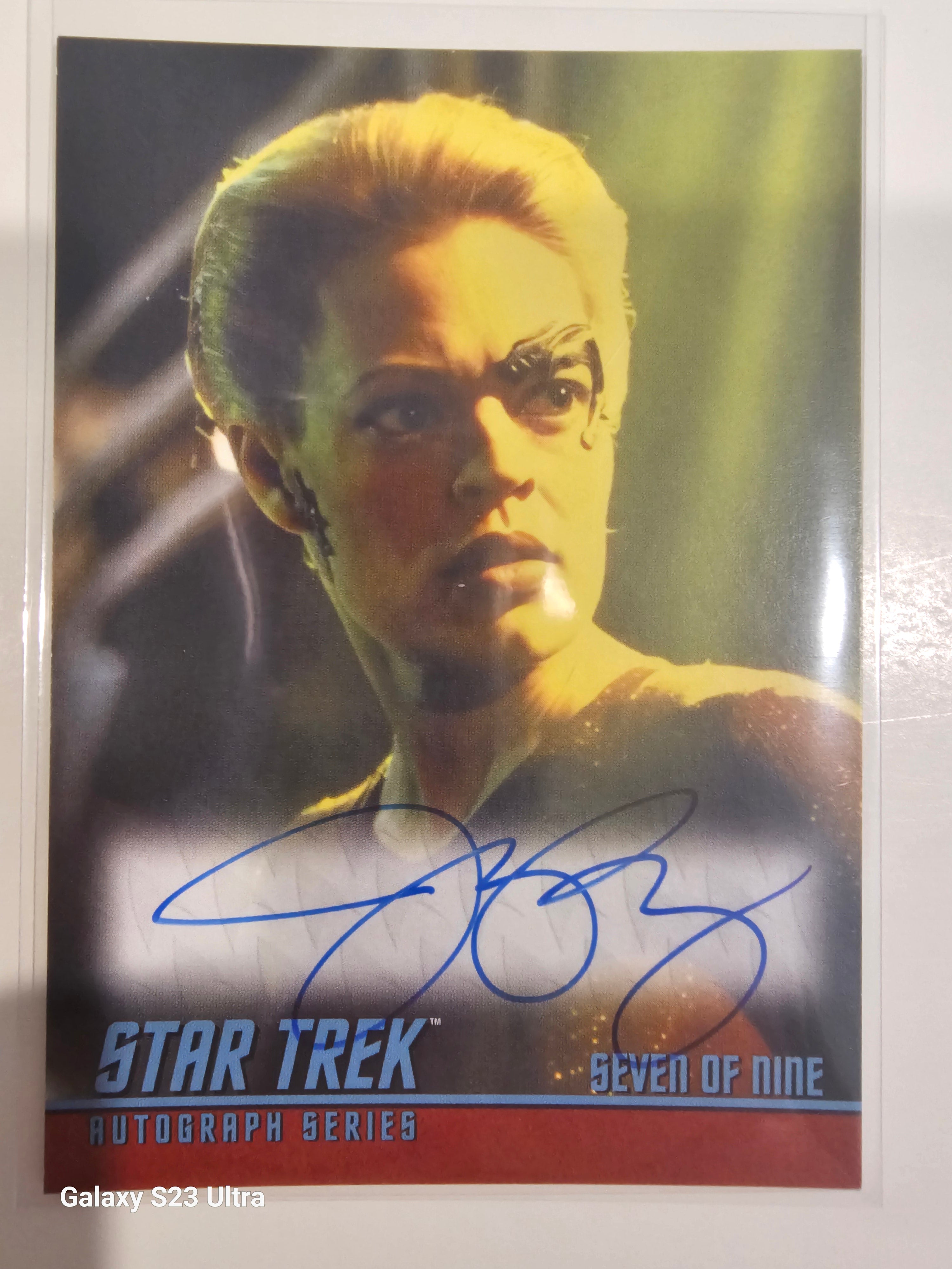 Star Trek Connections  (A37) Jeri Ryan as Seven of Nine Classic TV Autograph Card ( A )